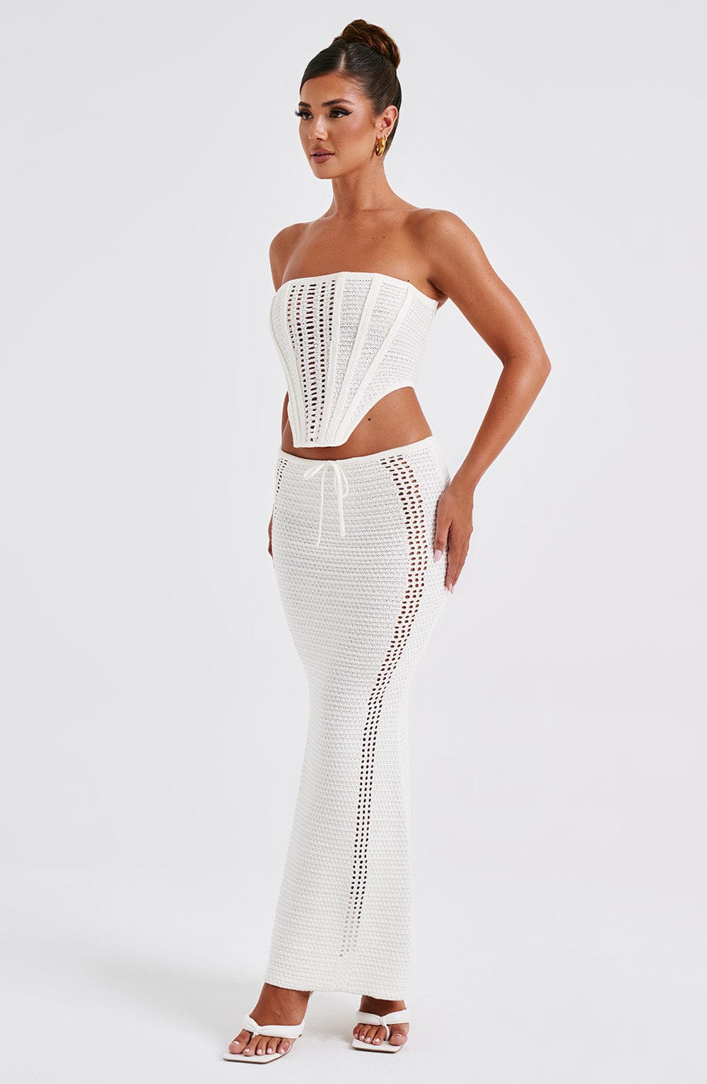 Carly Corset - White Tops Babyboo Fashion Premium Exclusive Design