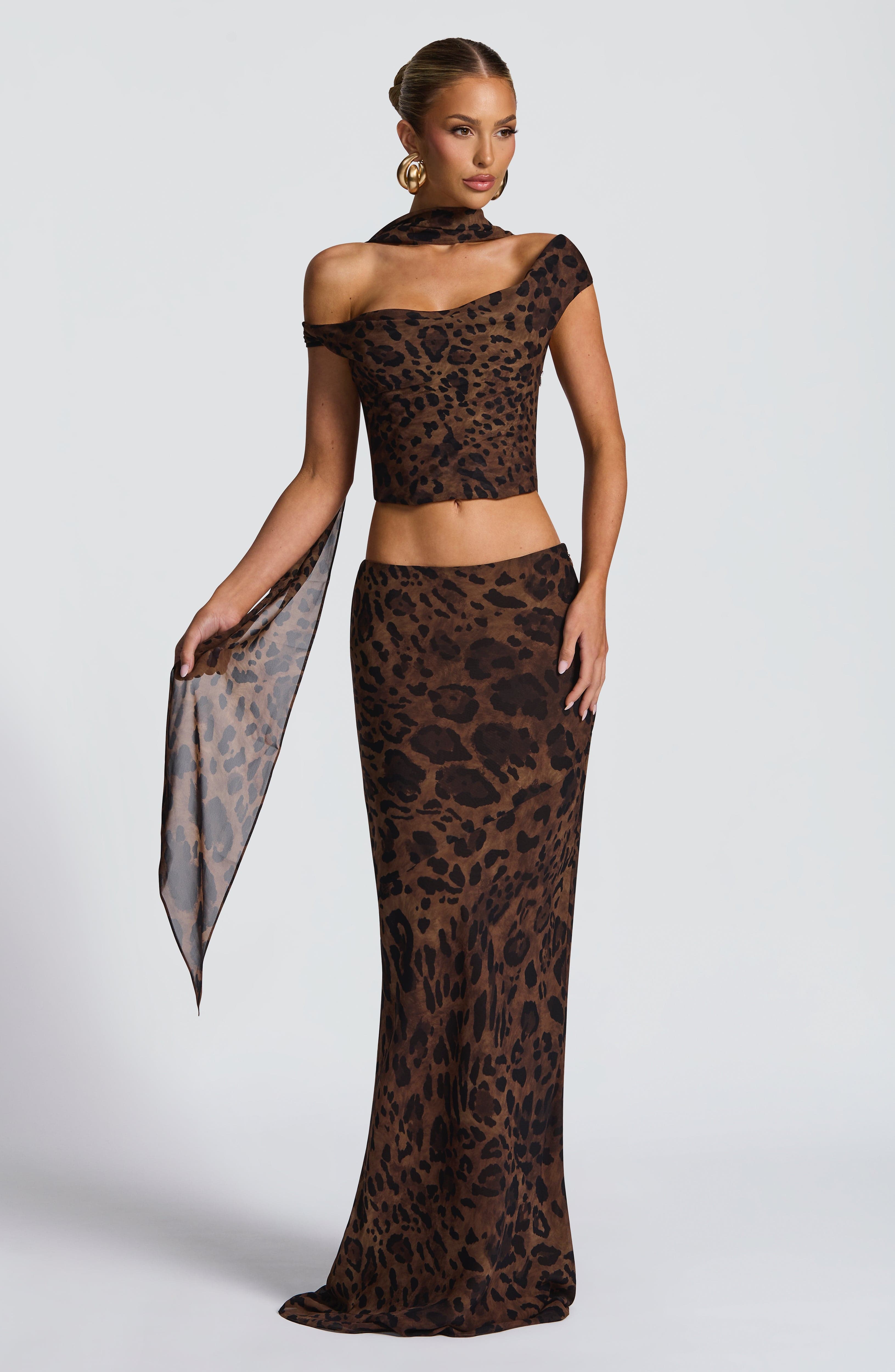 Chrysoula Top - Leopard Print Tops Babyboo Fashion Premium Exclusive Design