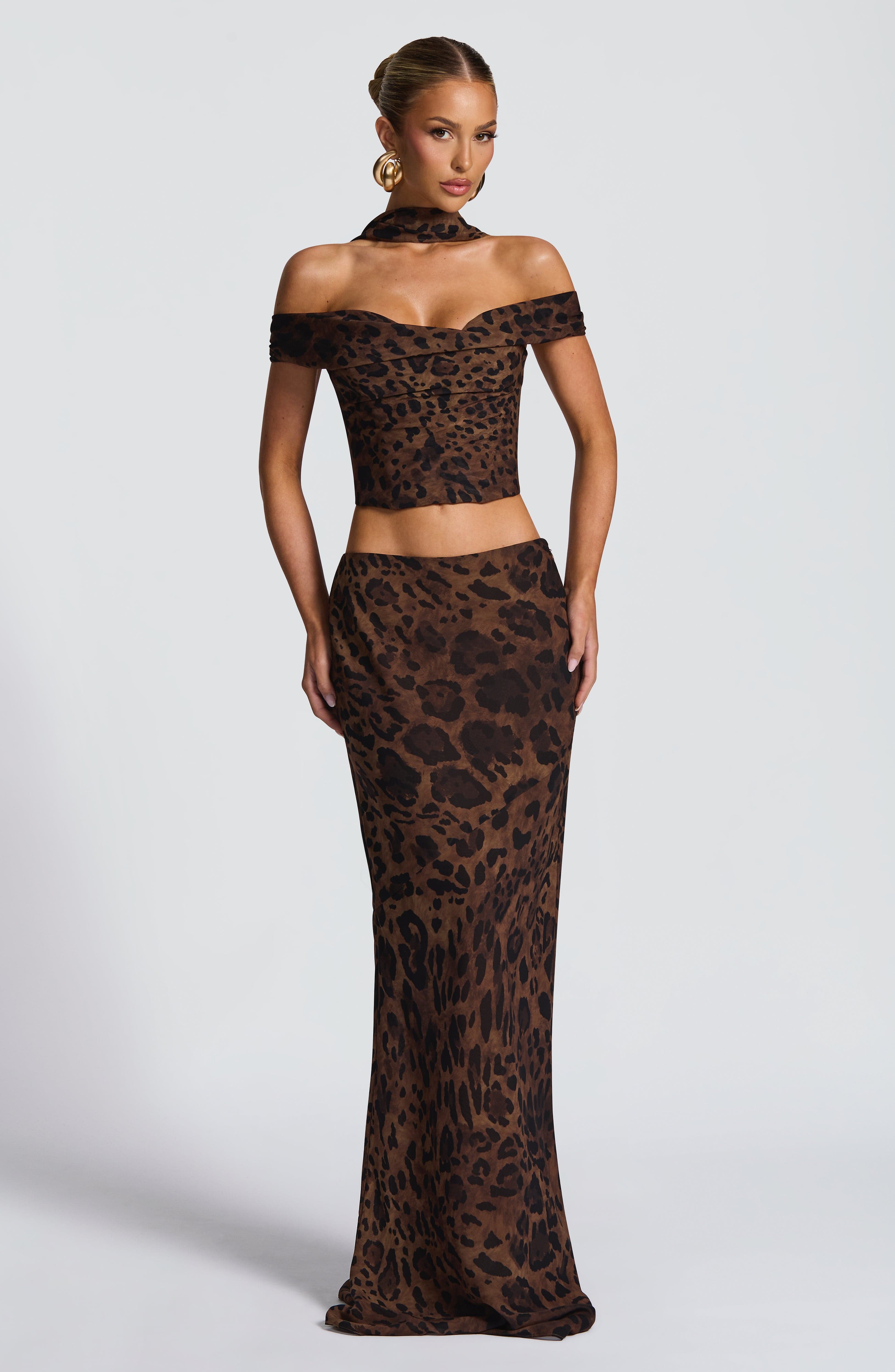 Chrysoula Top - Leopard Print Tops Babyboo Fashion Premium Exclusive Design