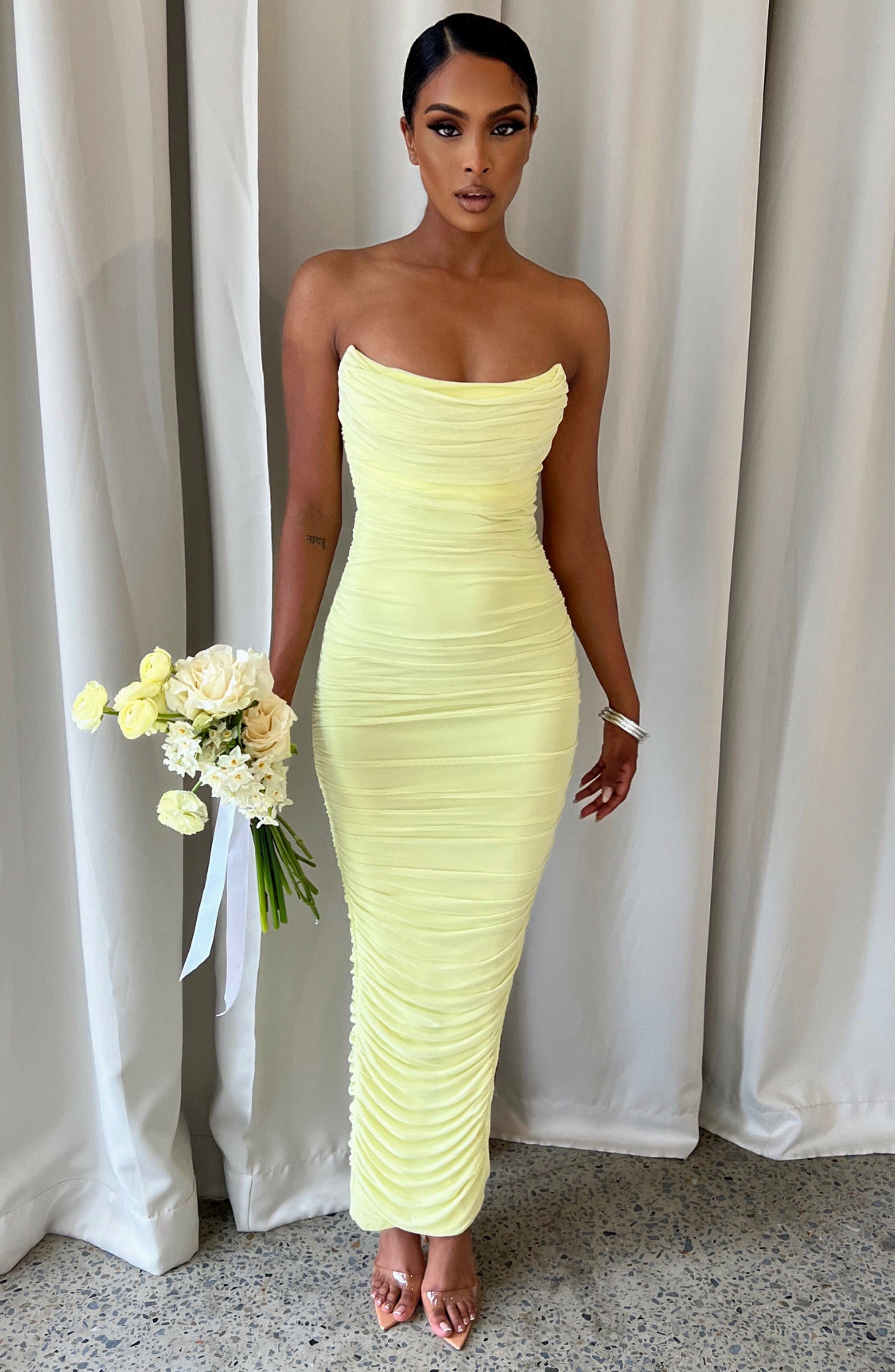 Demi Maxi Dress - Lime Babyboo Fashion Premium Exclusive Design