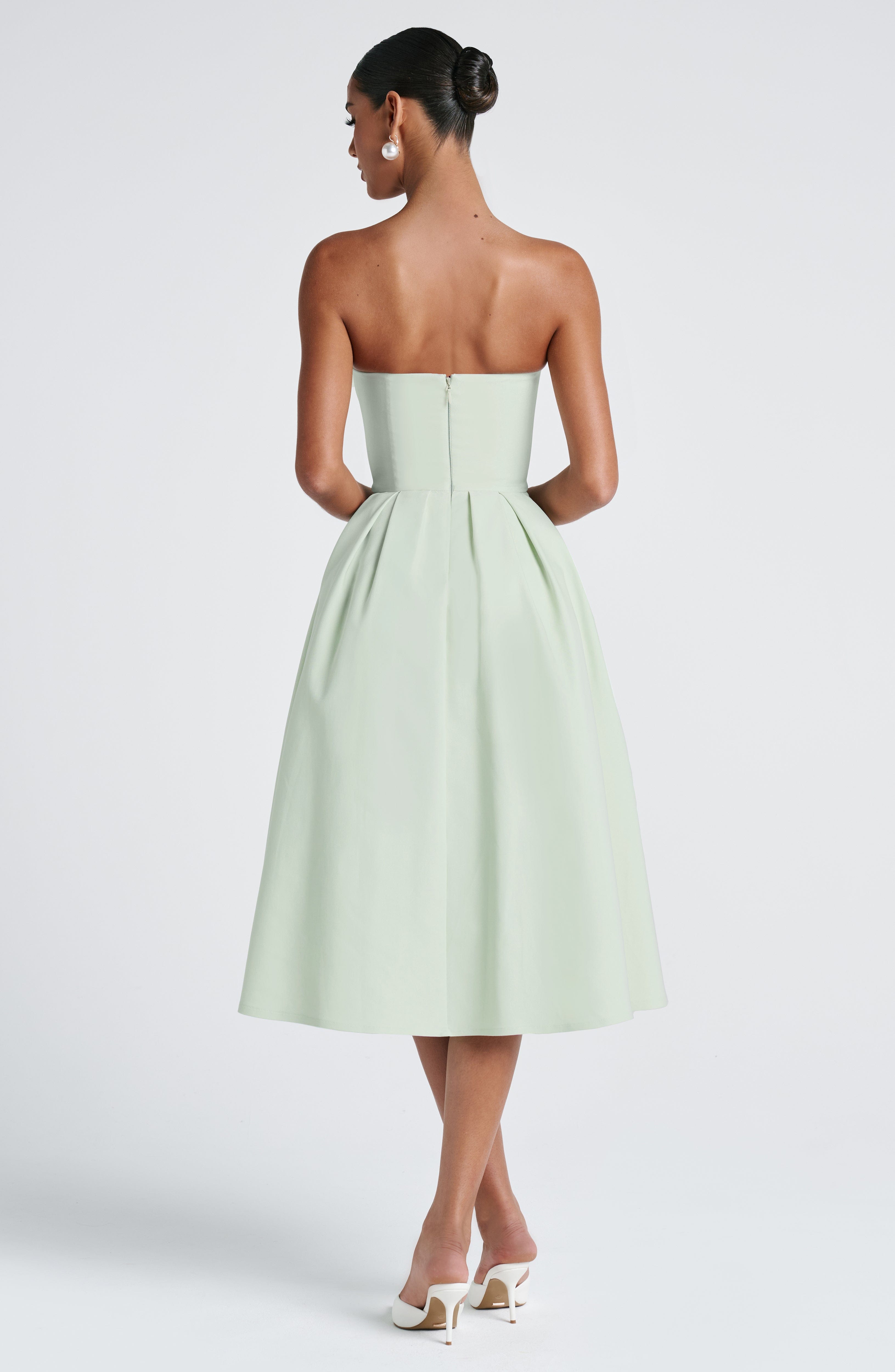 Edith Midi Dress - Mint Dress Babyboo Fashion Premium Exclusive Design