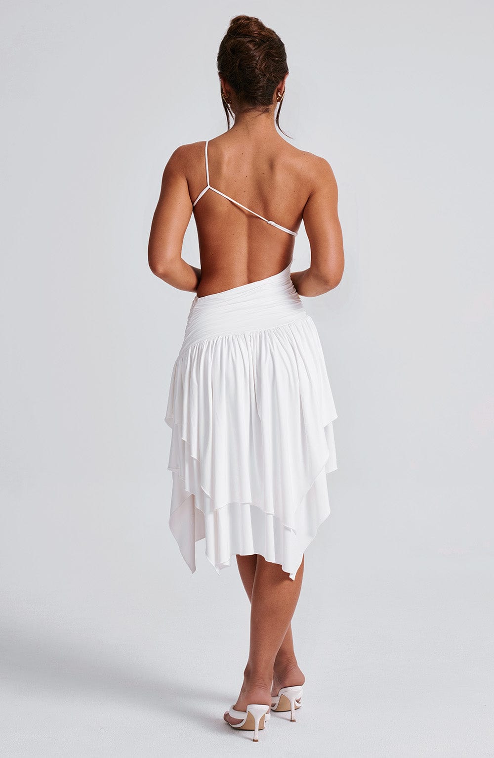 Emeline Midi Dress - White Dress Babyboo Fashion Premium Exclusive Design