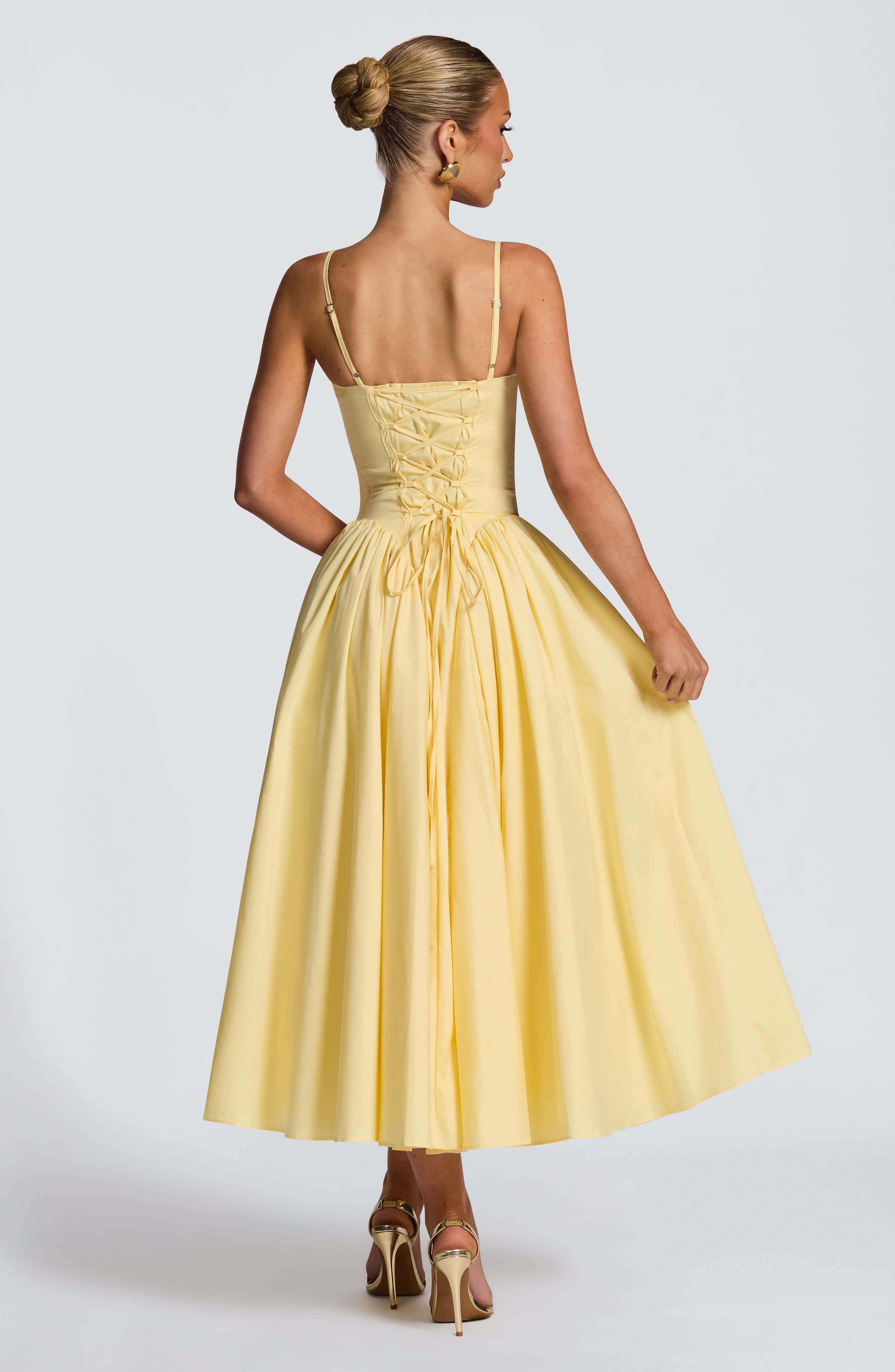 Emerson Midi Dress - Lemon Dress Babyboo Fashion Premium Exclusive Design