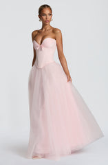Ethel Maxi Skirt - Blush Skirt Babyboo Fashion Premium Exclusive Design