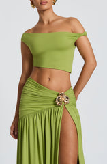 Eva Top - Olive Top Babyboo Fashion Premium Exclusive Design