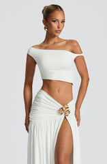 Eva Top - White Tops Babyboo Fashion Premium Exclusive Design