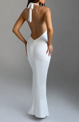 Evangeline Maxi Dress - Ivory Dress Babyboo Fashion Premium Exclusive Design