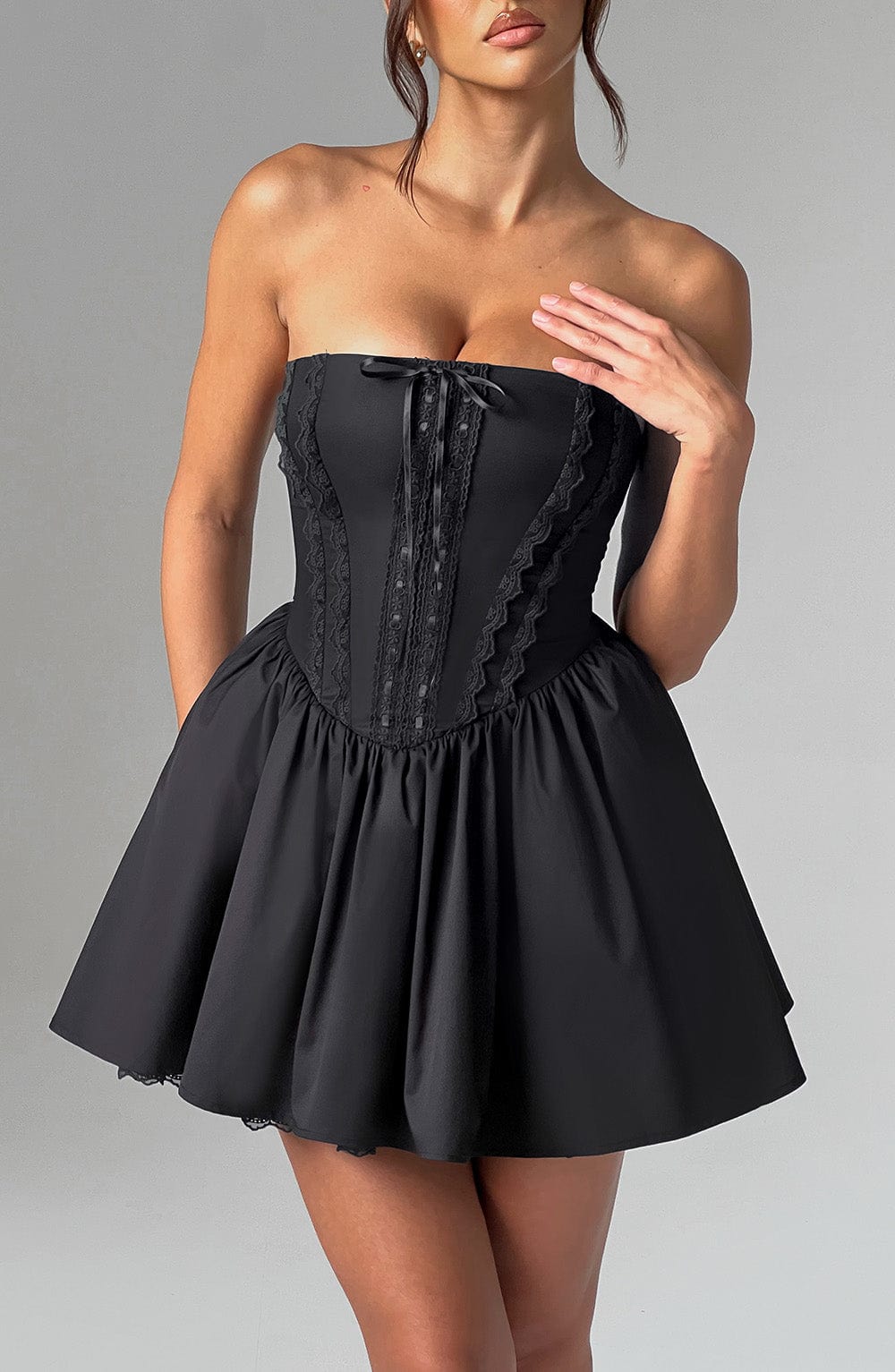 Evie Mini Dress - Black Dress Babyboo Fashion Premium Exclusive Design