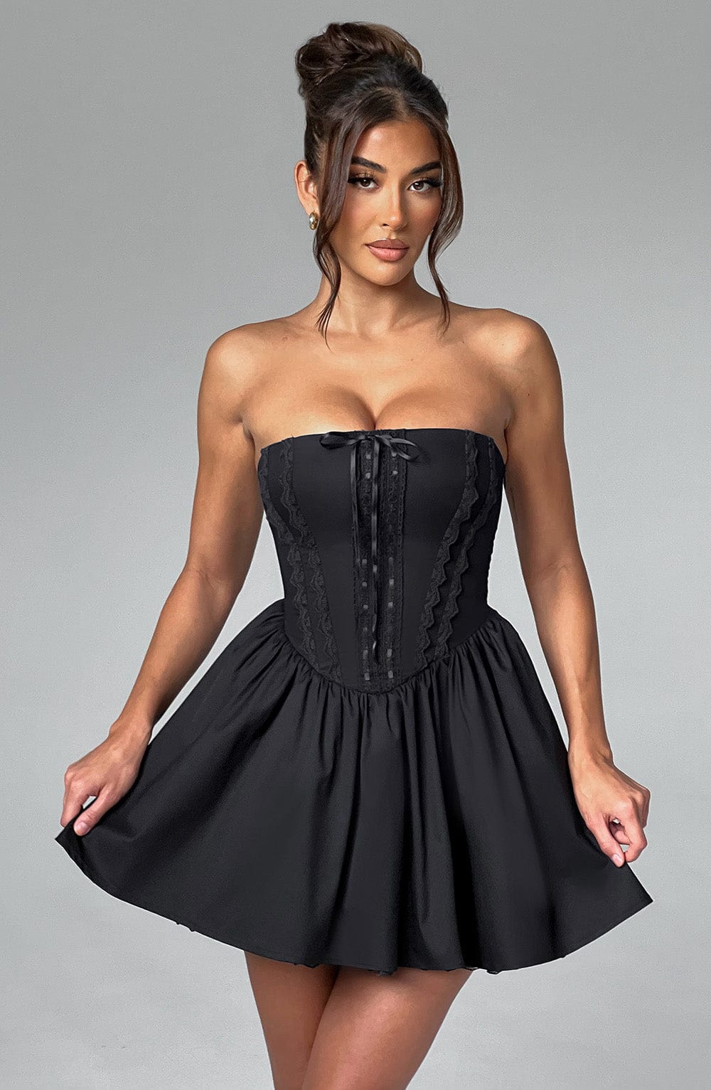 Evie Mini Dress - Black Dress Babyboo Fashion Premium Exclusive Design