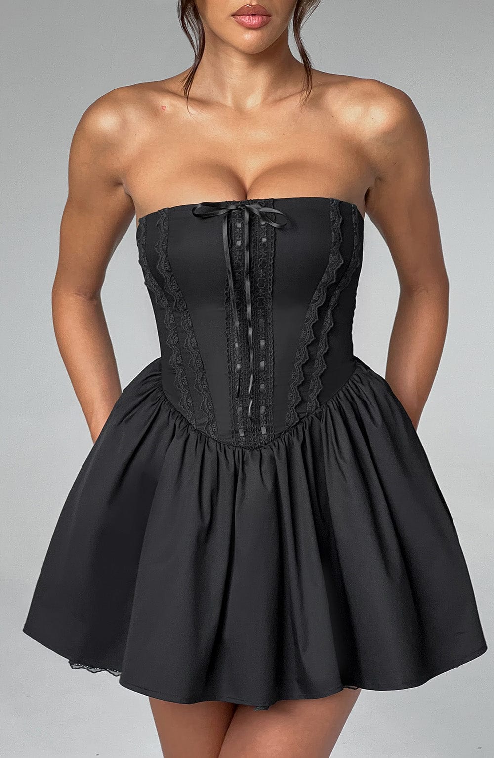 Evie Mini Dress - Black Dress Babyboo Fashion Premium Exclusive Design