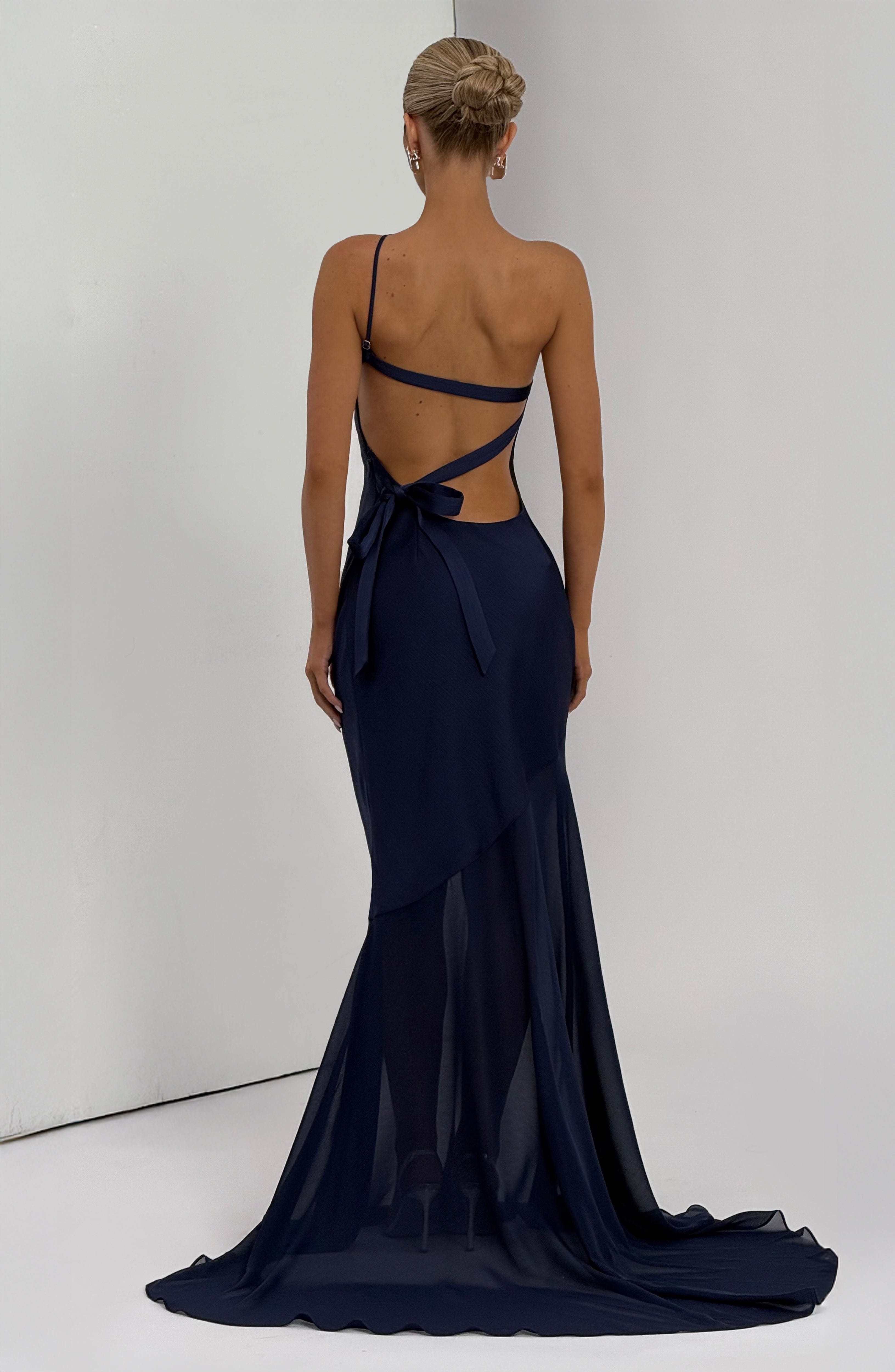 Fable Gown - Navy Dress Babyboo Fashion Premium Exclusive Design