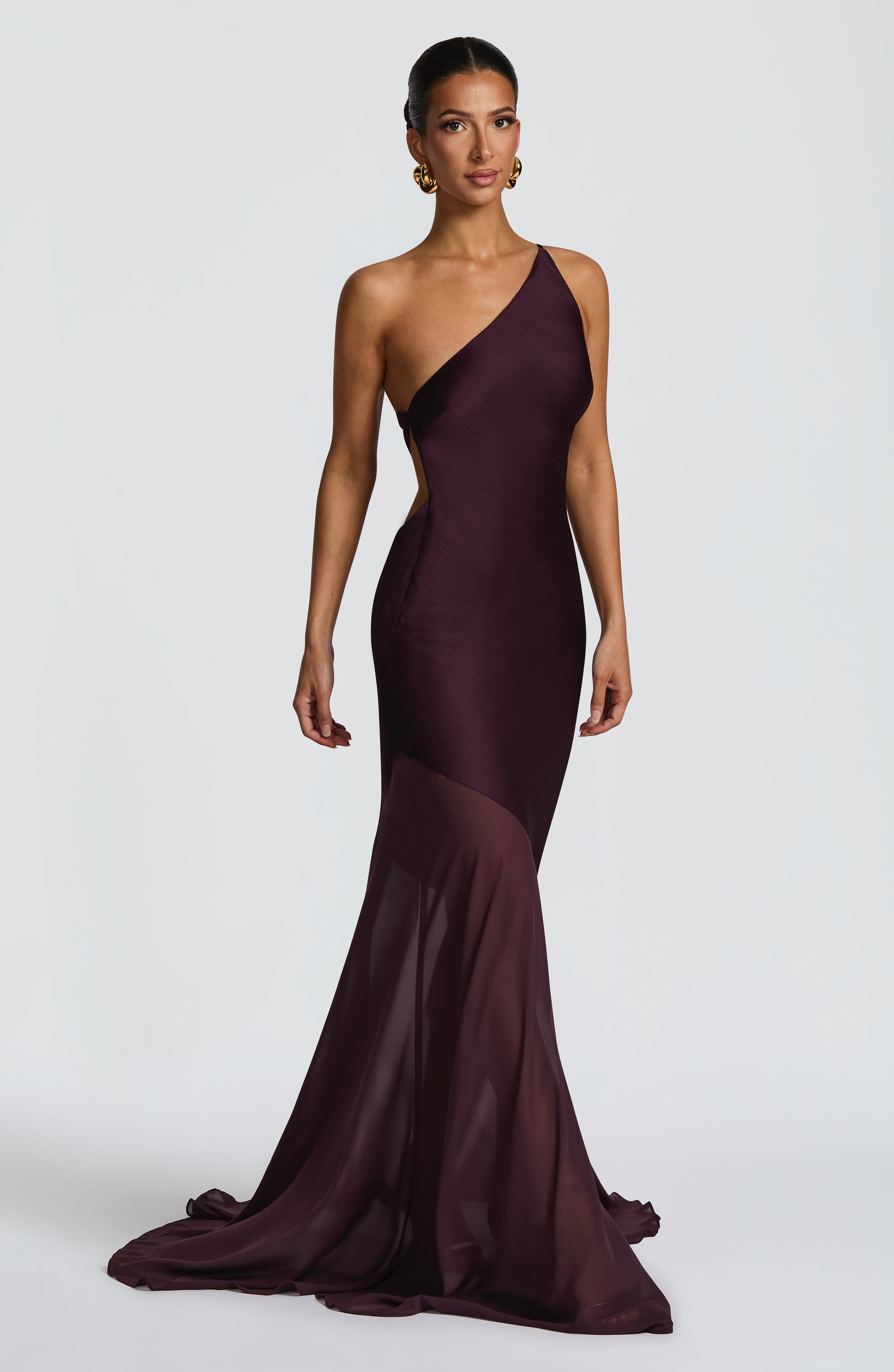 Fable Gown - Plum Dress Babyboo Fashion Premium Exclusive Design