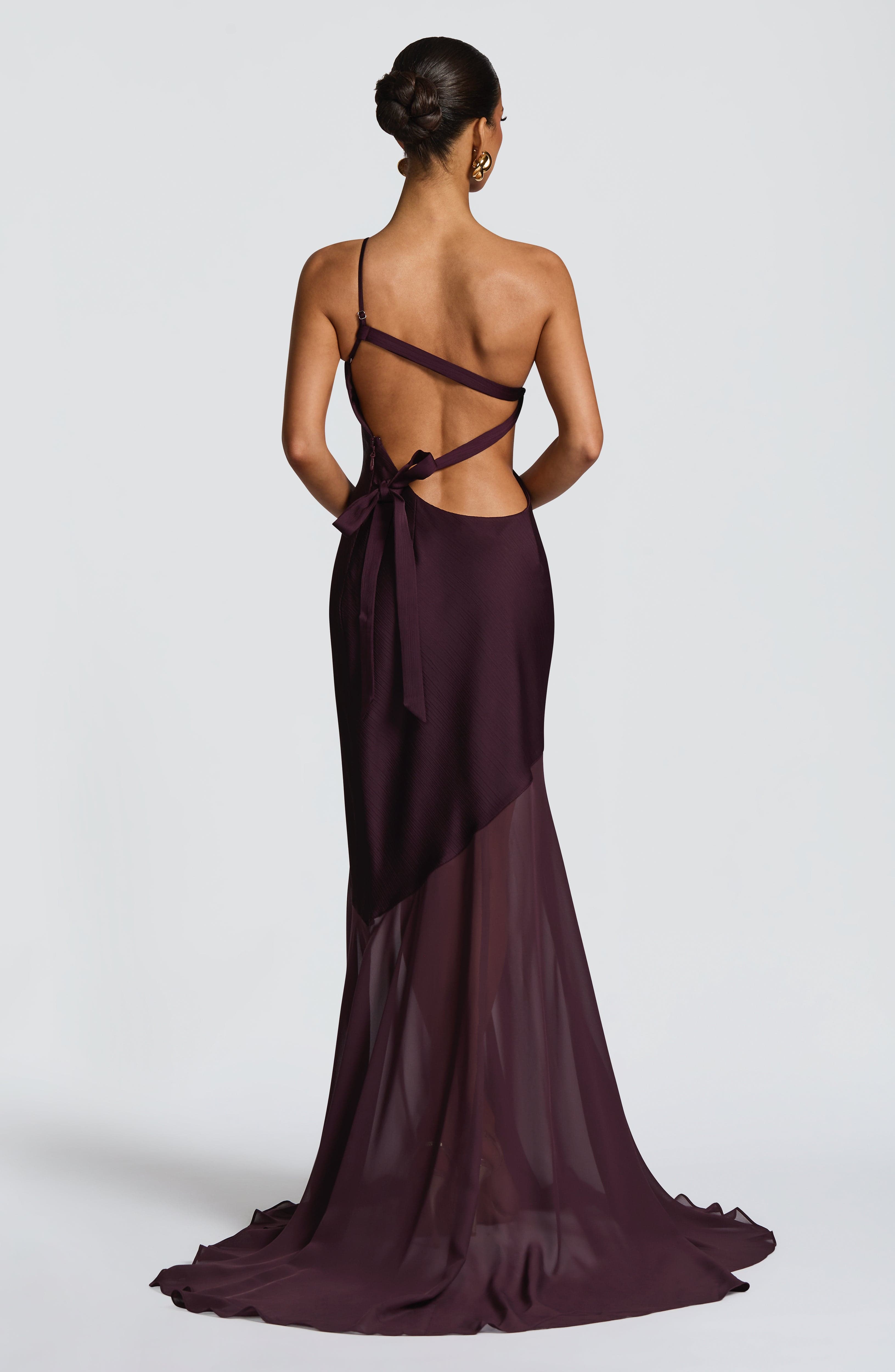 Fable Gown - Plum Dress Babyboo Fashion Premium Exclusive Design