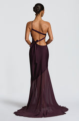 Fable Gown - Plum Dress Babyboo Fashion Premium Exclusive Design