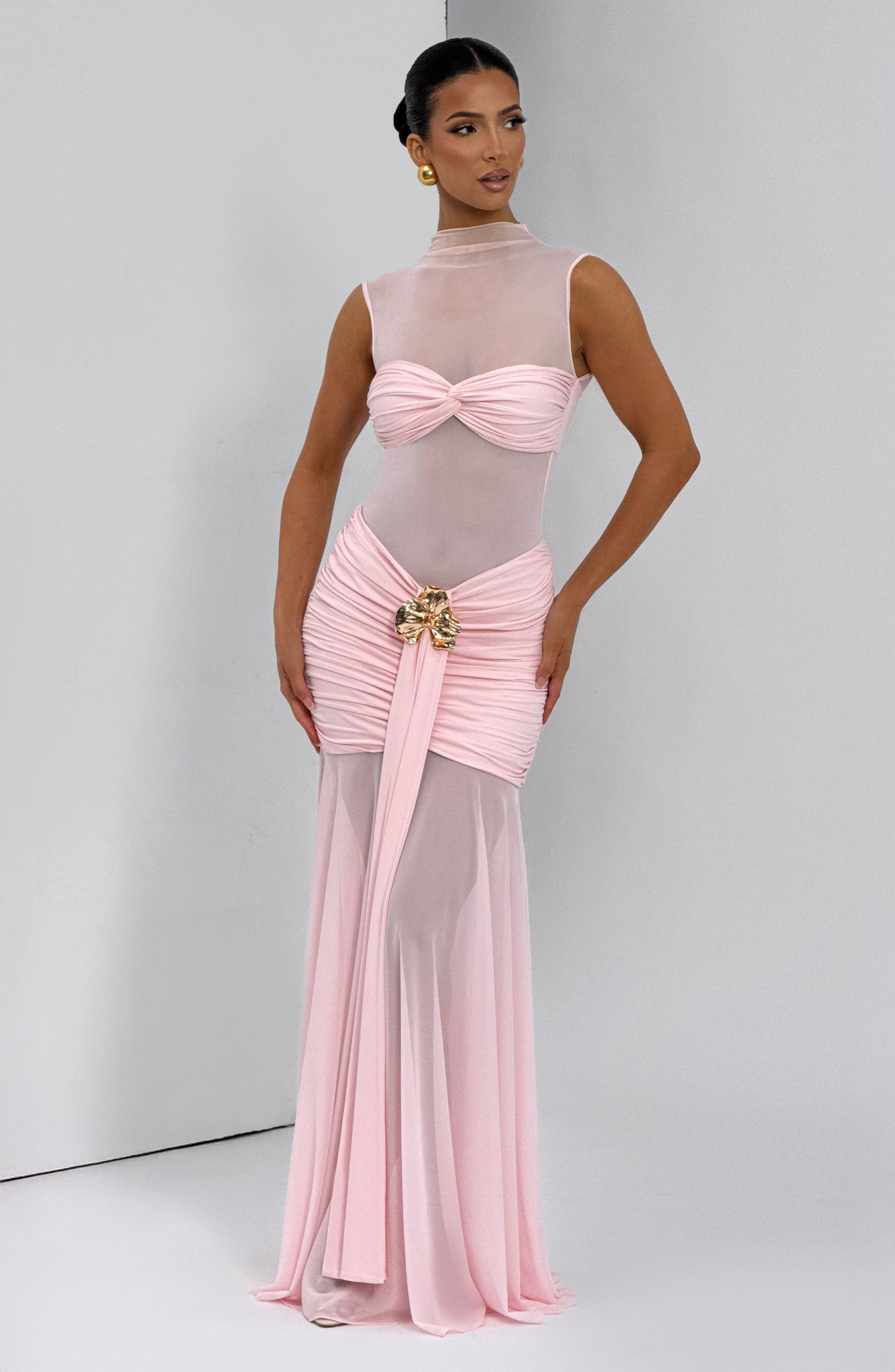Fae Maxi Skirt - Blush Skirt Babyboo Fashion Premium Exclusive Design