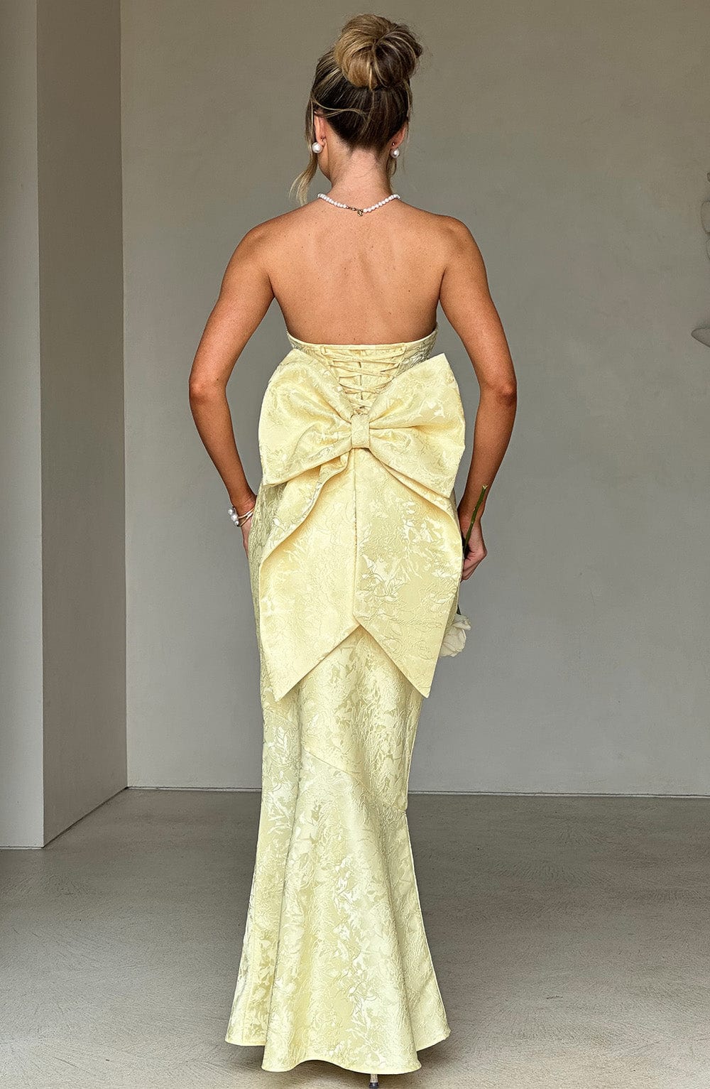 Felicity Maxi Dress - Lemon Dress Babyboo Fashion Premium Exclusive Design