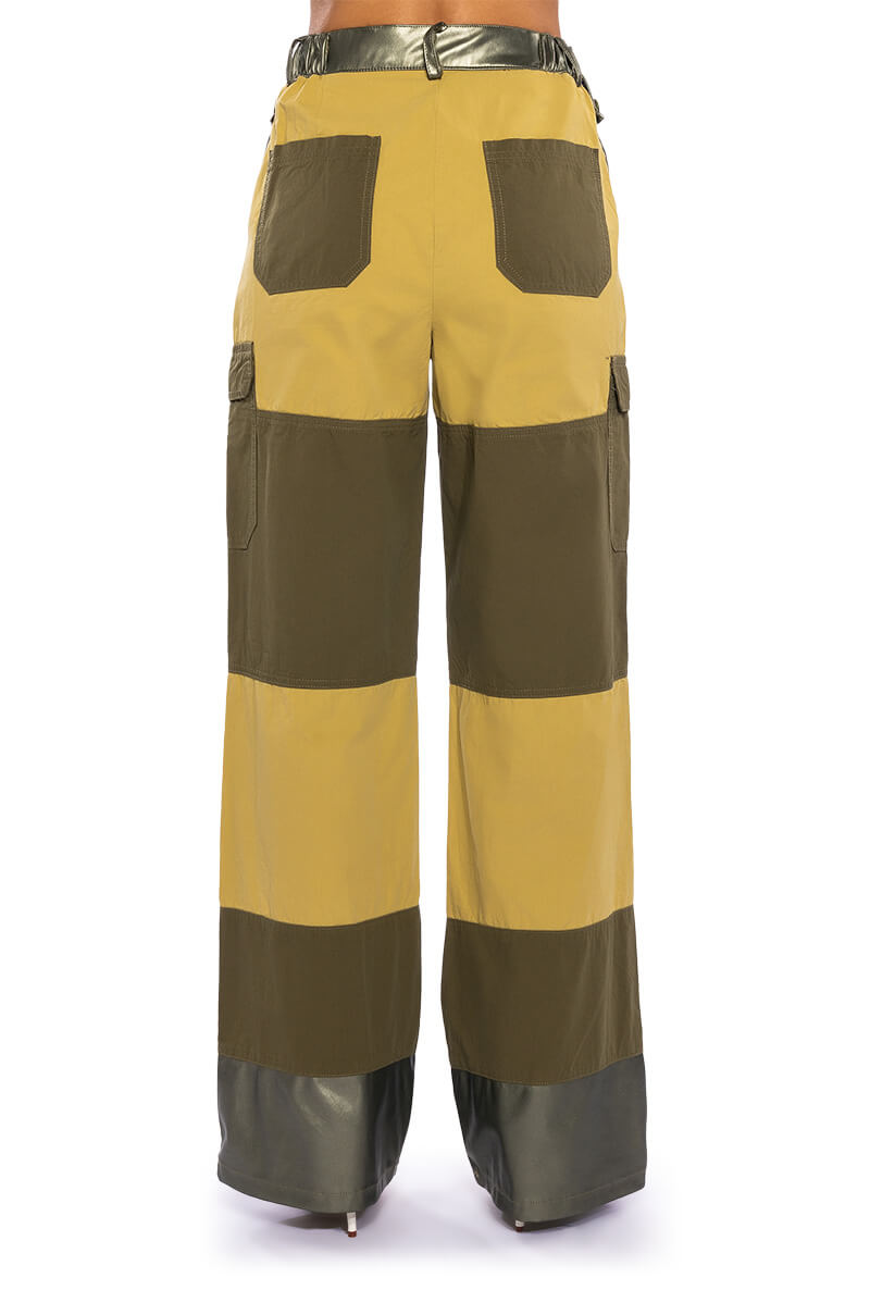 FIRST CHOICE COLOR BLOCKED CARGOS