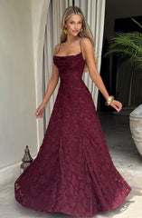 Francis Maxi Dress - Cherry Lacquer Dress Babyboo Fashion Premium Exclusive Design