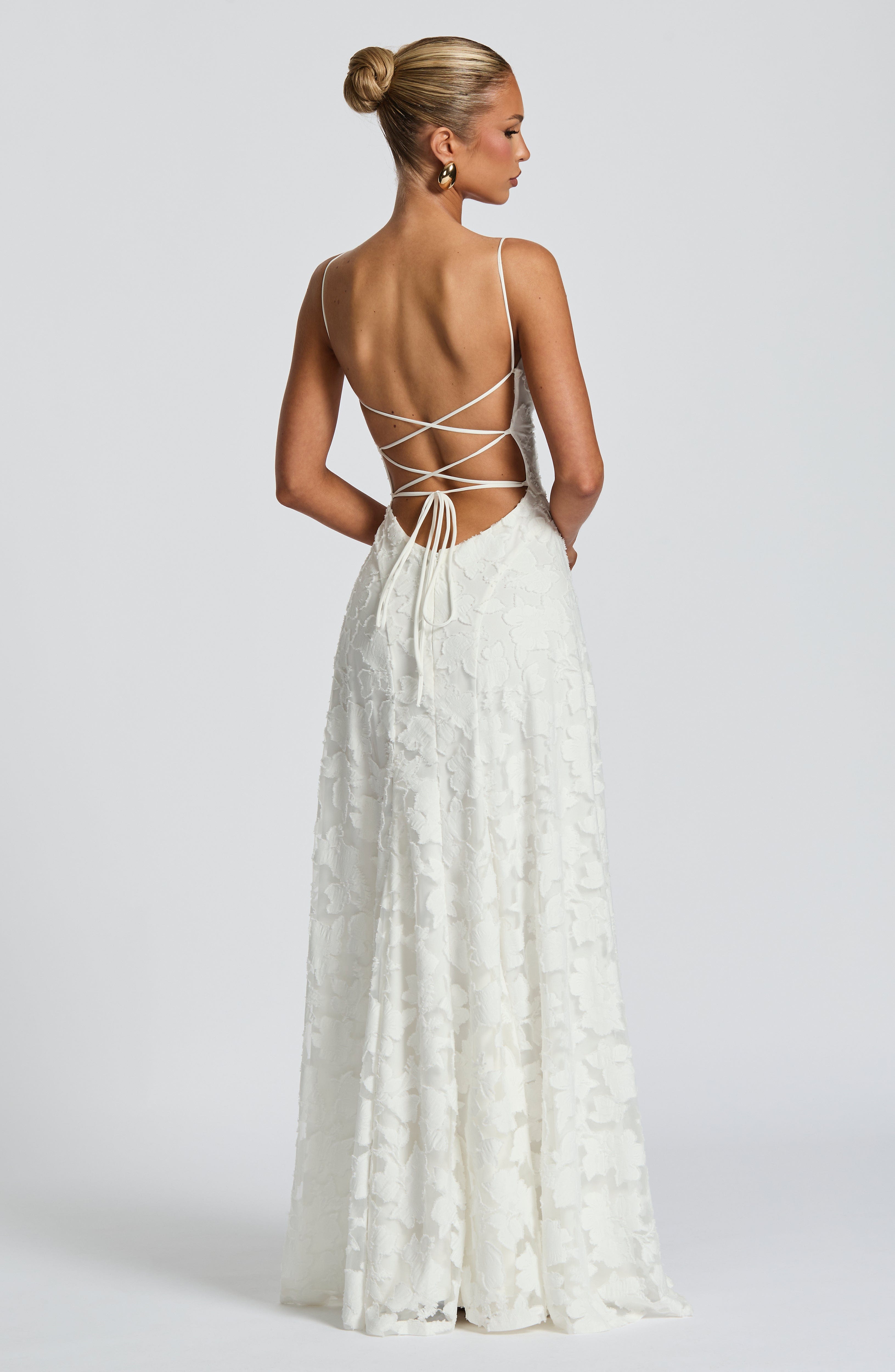 Francis Maxi Dress - Ivory Dress Babyboo Fashion Premium Exclusive Design