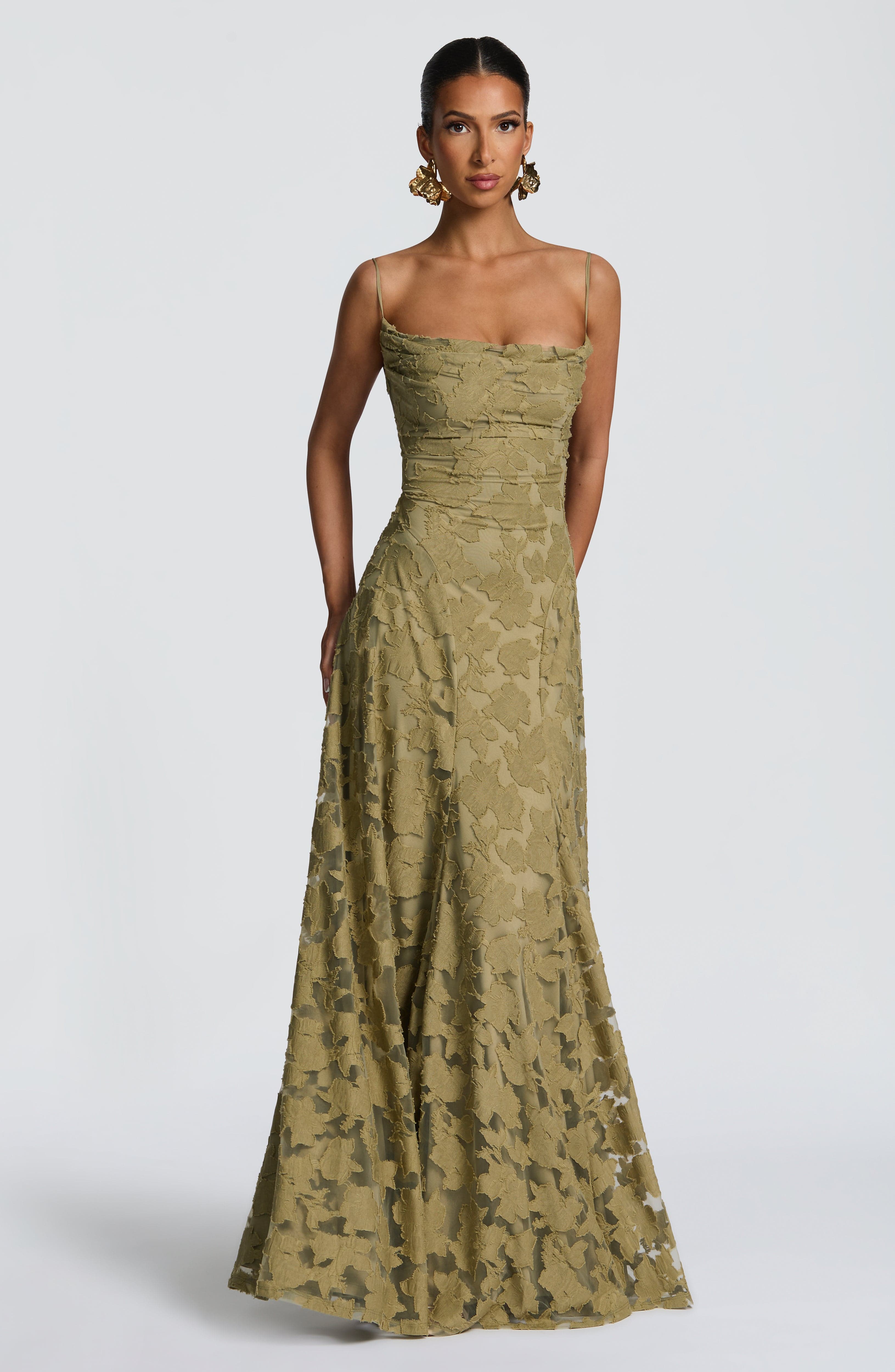 Francis Maxi Dress - Sage Dress Babyboo Fashion Premium Exclusive Design