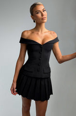Gretchen Mini Skirt - Black Skirt Babyboo Fashion Premium Exclusive Design
