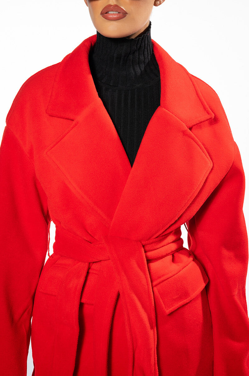 SAINT REGIS WOOL LIKE TRENCH COAT