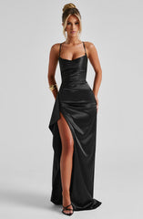 Helen Maxi Dress - Black Dress XS Babyboo Fashion Premium Exclusive Design