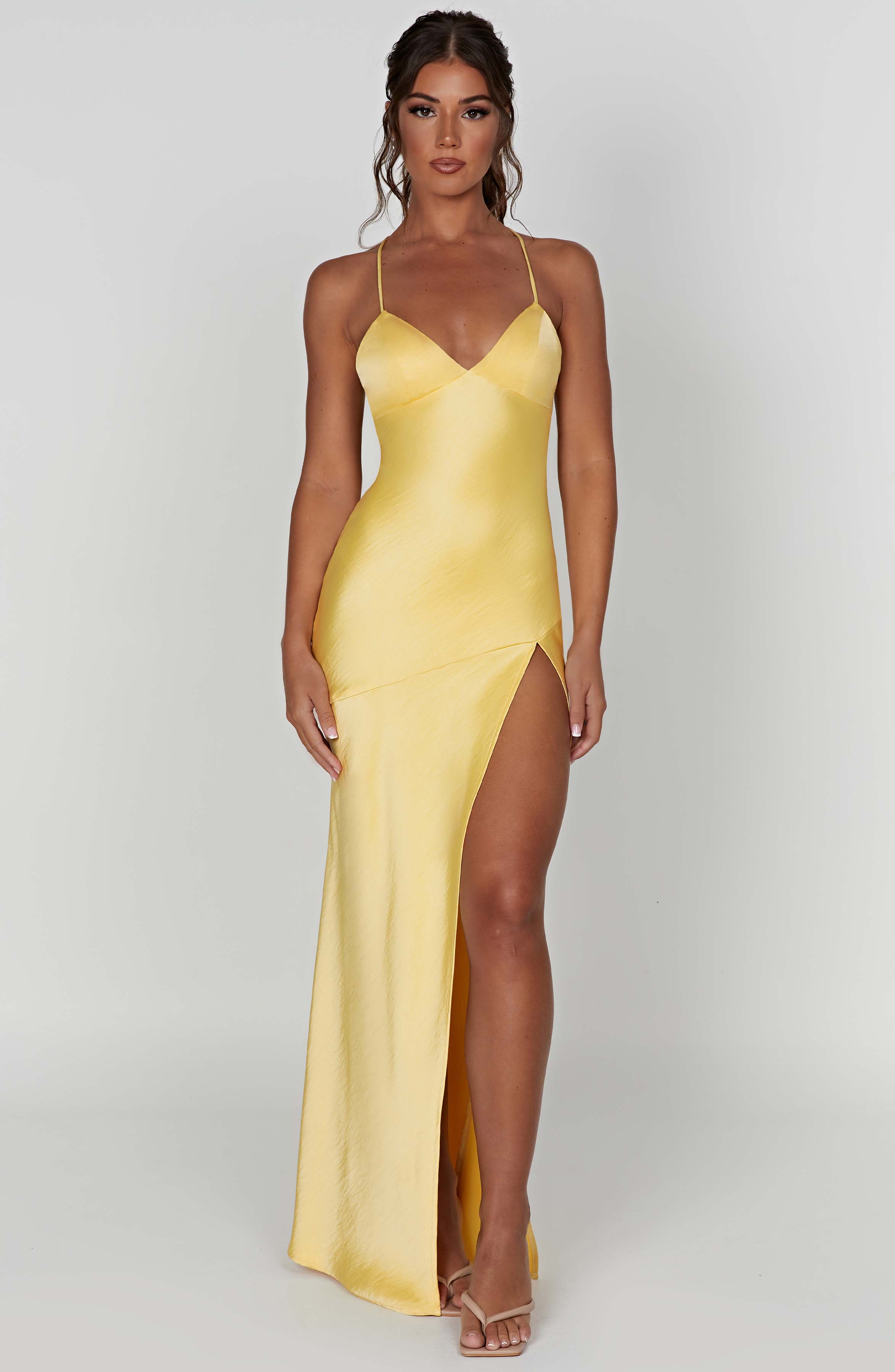 Isobel Maxi Dress - Lemon Dress Babyboo Fashion Premium Exclusive Design
