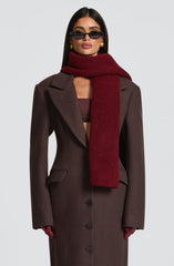 Jeanie Scarf - Burgundy Accessories ONE SIZE Babyboo Fashion Premium Exclusive Design