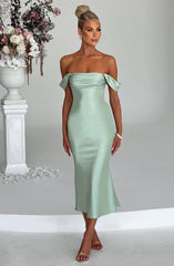 Jennifer Midi Dress - Mint Dress Babyboo Fashion Premium Exclusive Design