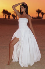 Jillian Maxi Dress - Ivory Dress Babyboo Fashion Premium Exclusive Design
