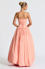 Jillian Maxi Dress - Peach Dress Babyboo Fashion Premium Exclusive Design
