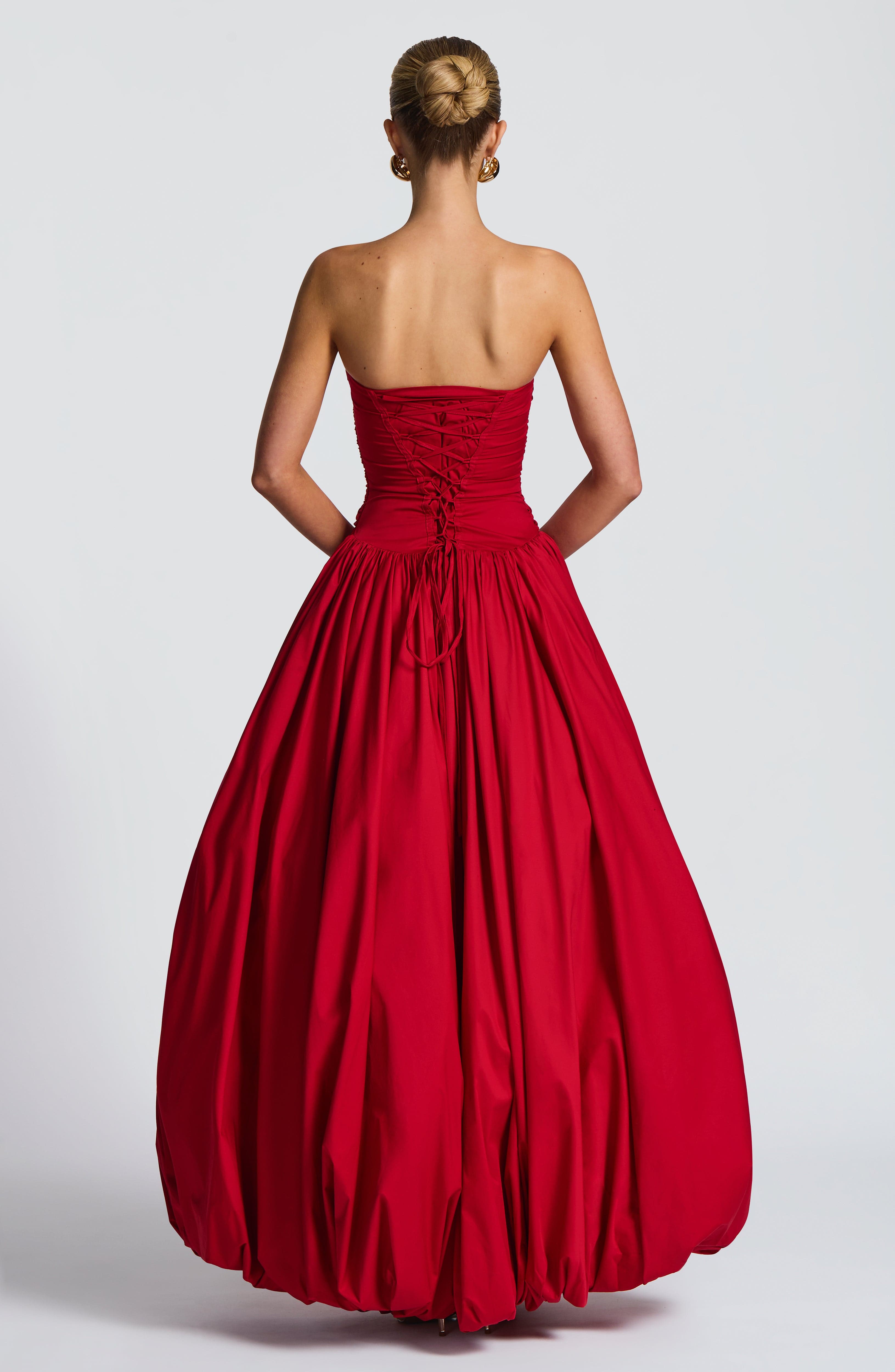 Jillian Maxi Dress - Red Dress Babyboo Fashion Premium Exclusive Design