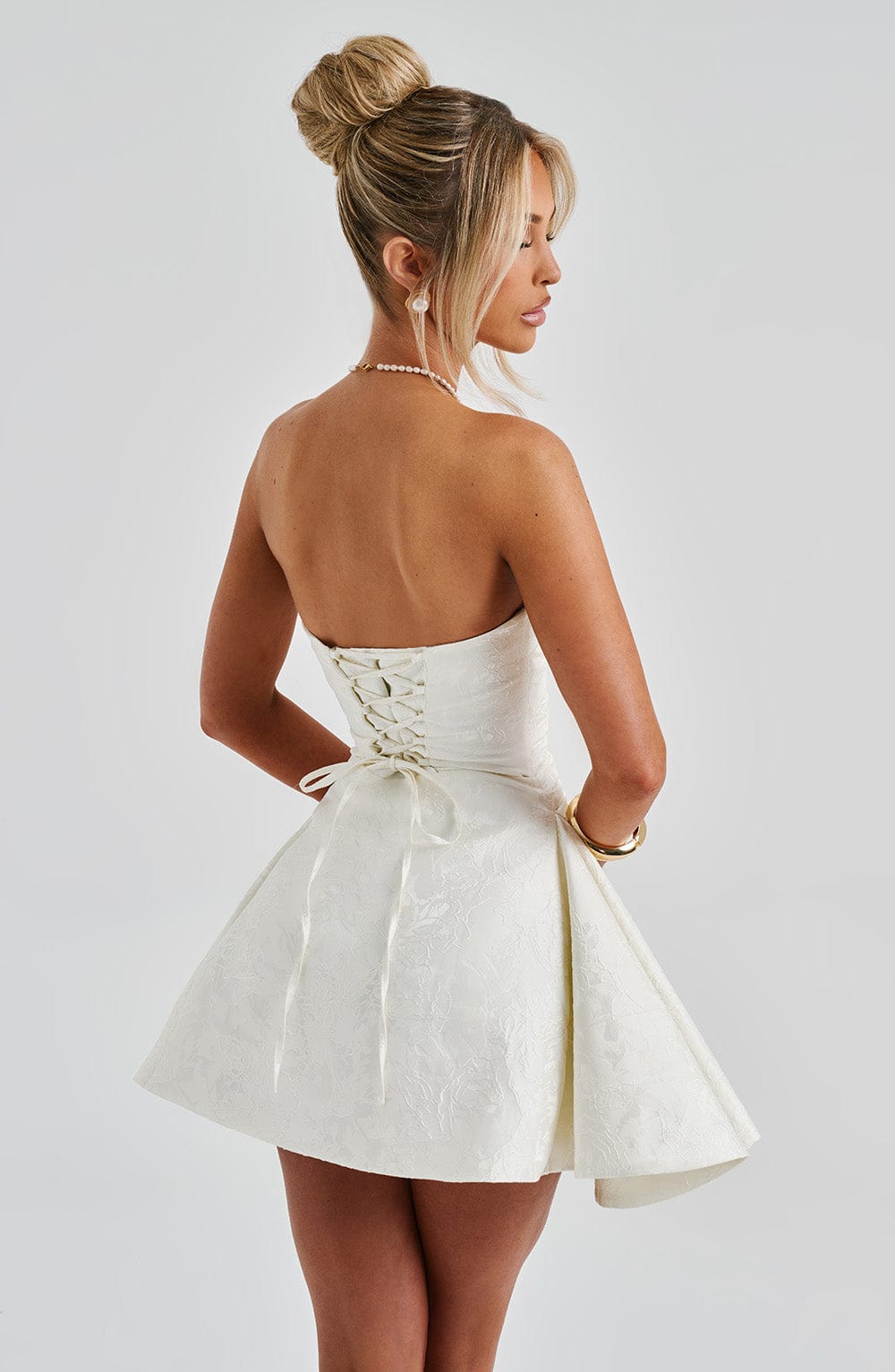 Joan Playsuit - Ivory Playsuit Babyboo Fashion Premium Exclusive Design