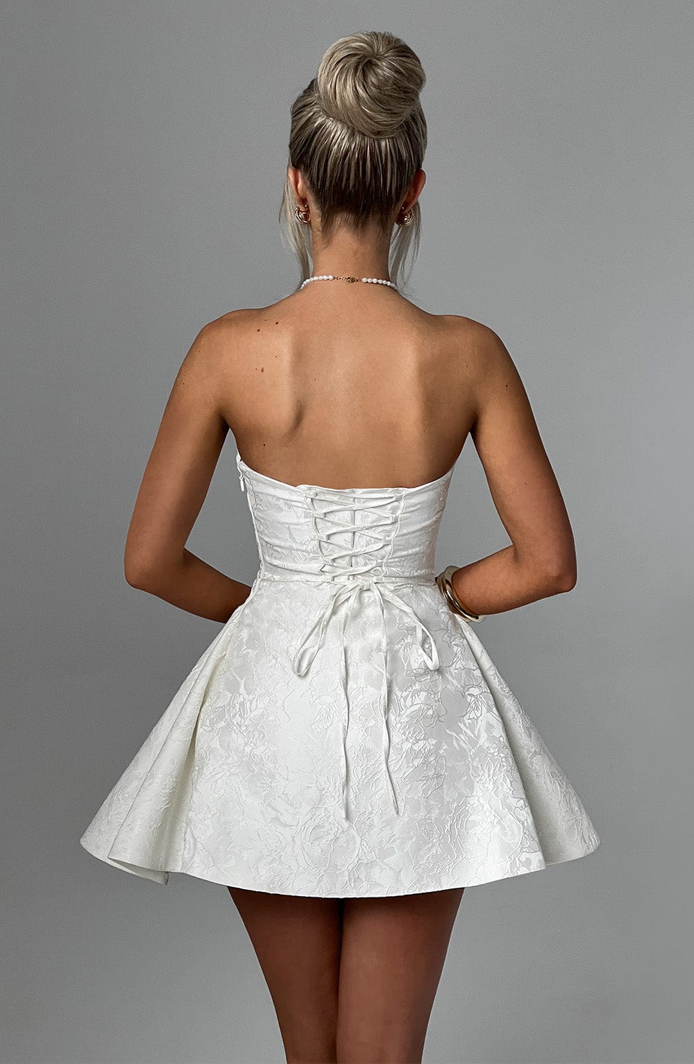 Joan Playsuit - Ivory Playsuit Babyboo Fashion Premium Exclusive Design