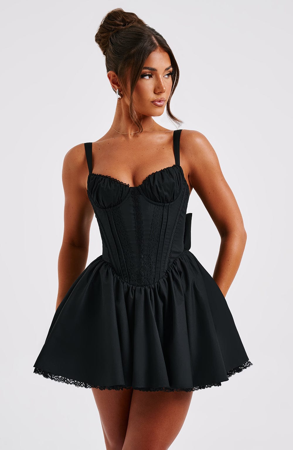 Josie Mini Dress - Black Dress XS Babyboo Fashion Premium Exclusive Design