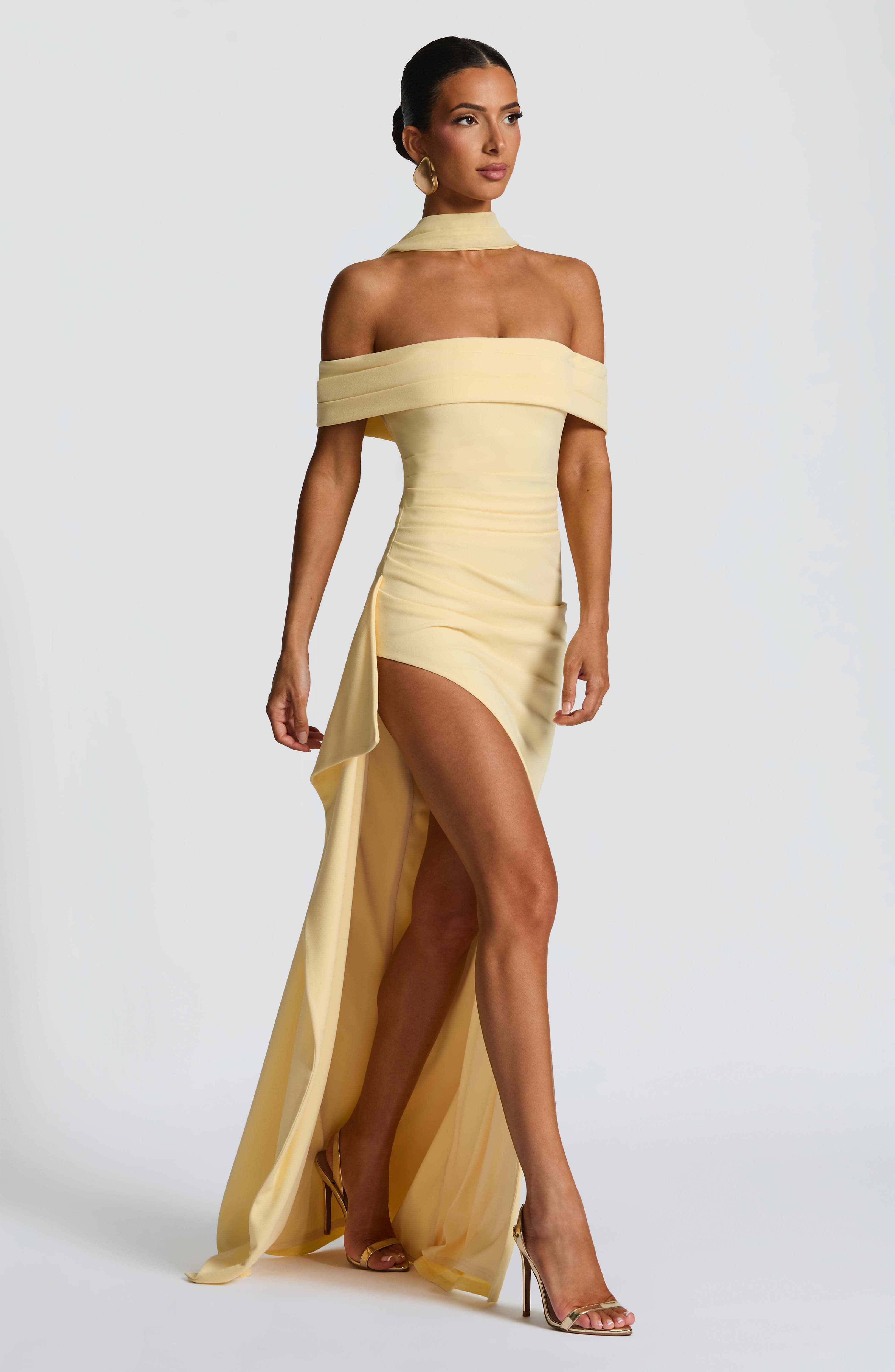 Joyce Maxi Dress - Lemon Dress Babyboo Fashion Premium Exclusive Design