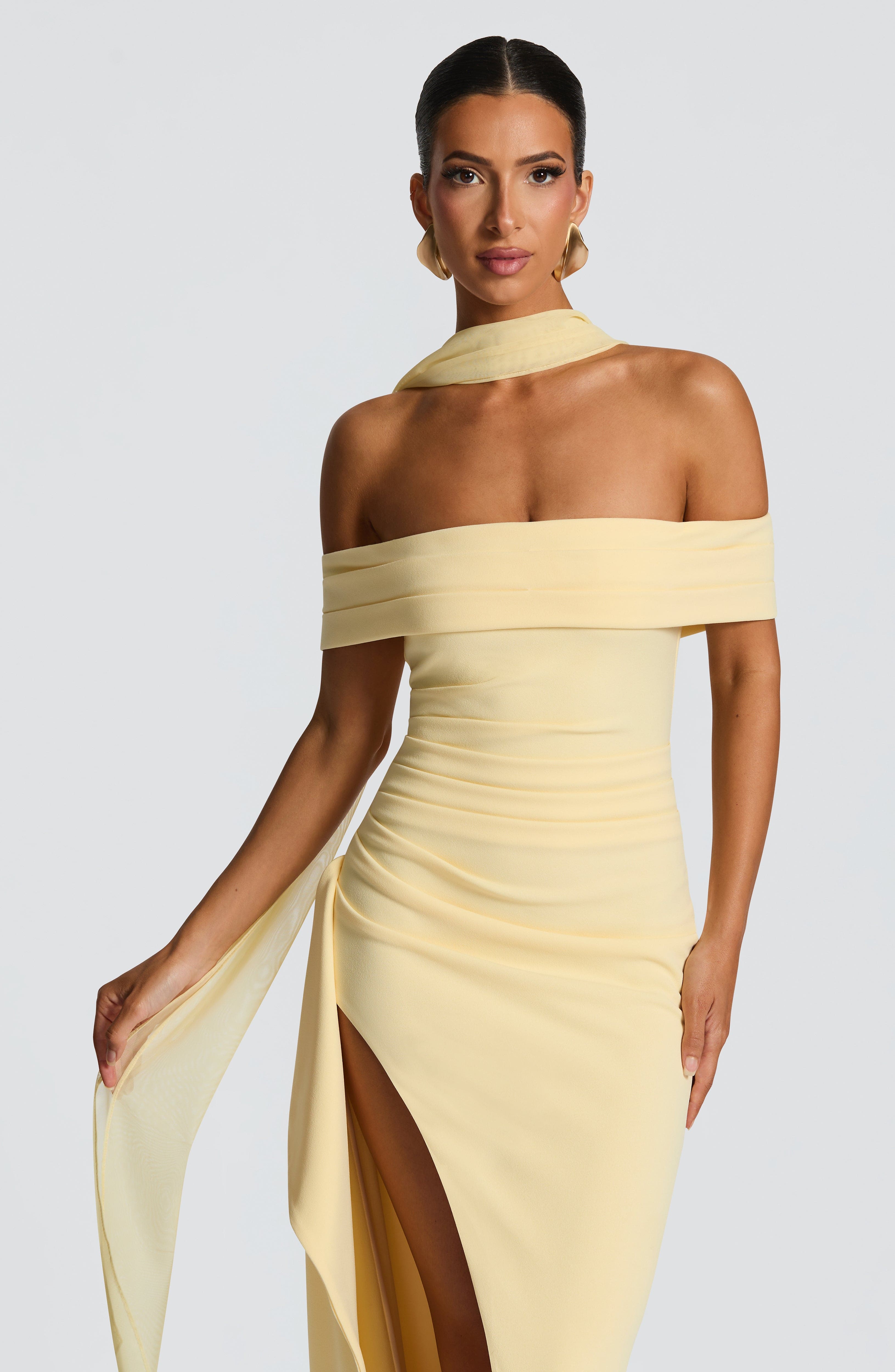 Joyce Maxi Dress - Lemon Dress Babyboo Fashion Premium Exclusive Design