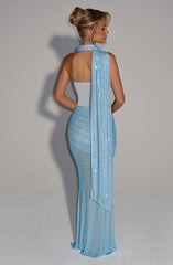Kailani Maxi Dress - Aqua Dress Babyboo Fashion Premium Exclusive Design