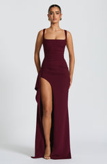Katana Maxi Dress - Cherry Lacquer Dress Babyboo Fashion Premium Exclusive Design