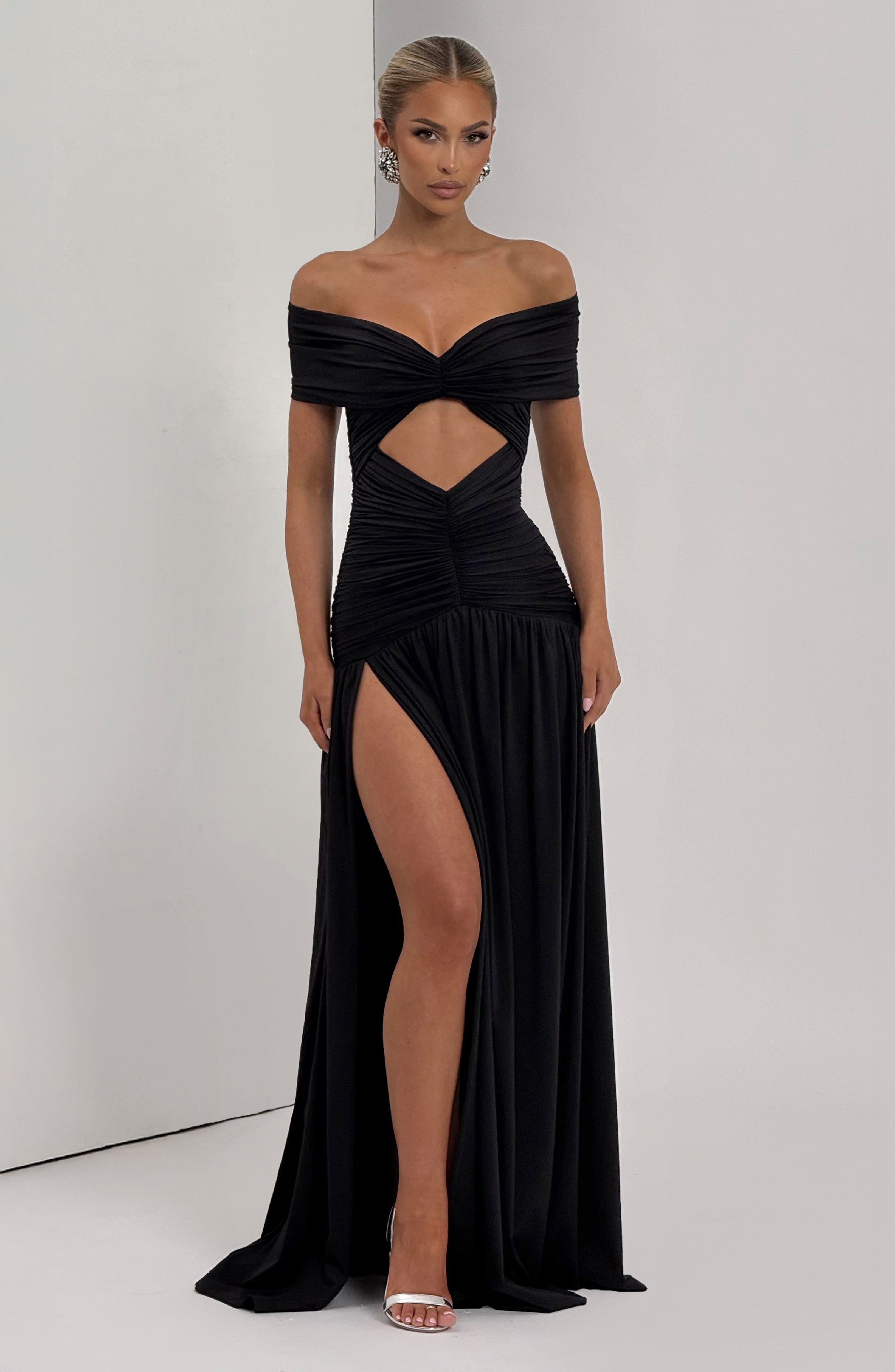 Kathryn Maxi Dress - Black Dress Babyboo Fashion Premium Exclusive Design