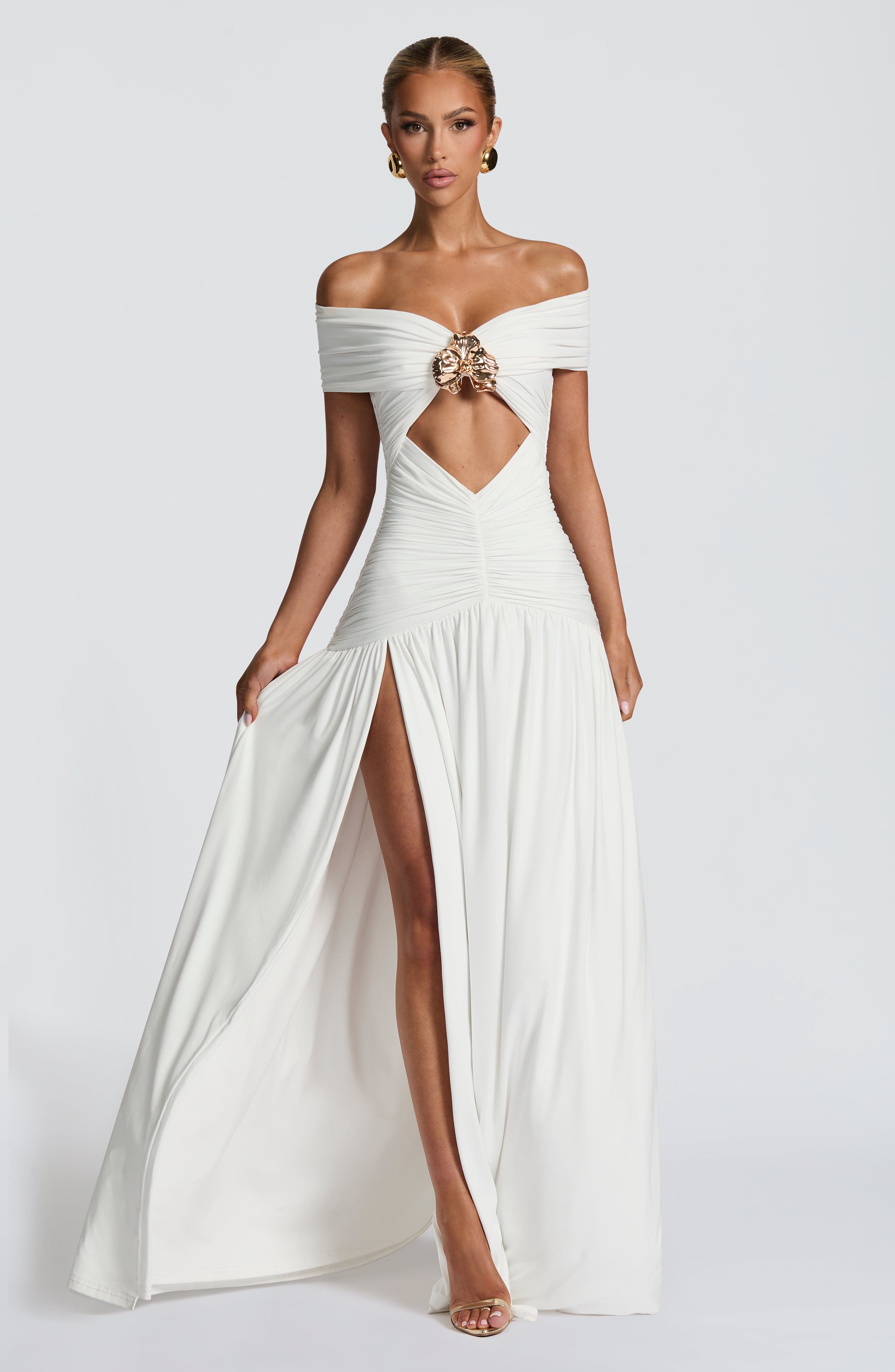 Kathryn Maxi Dress - White Dress Babyboo Fashion Premium Exclusive Design