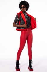 TEDDY LINED PU VEST