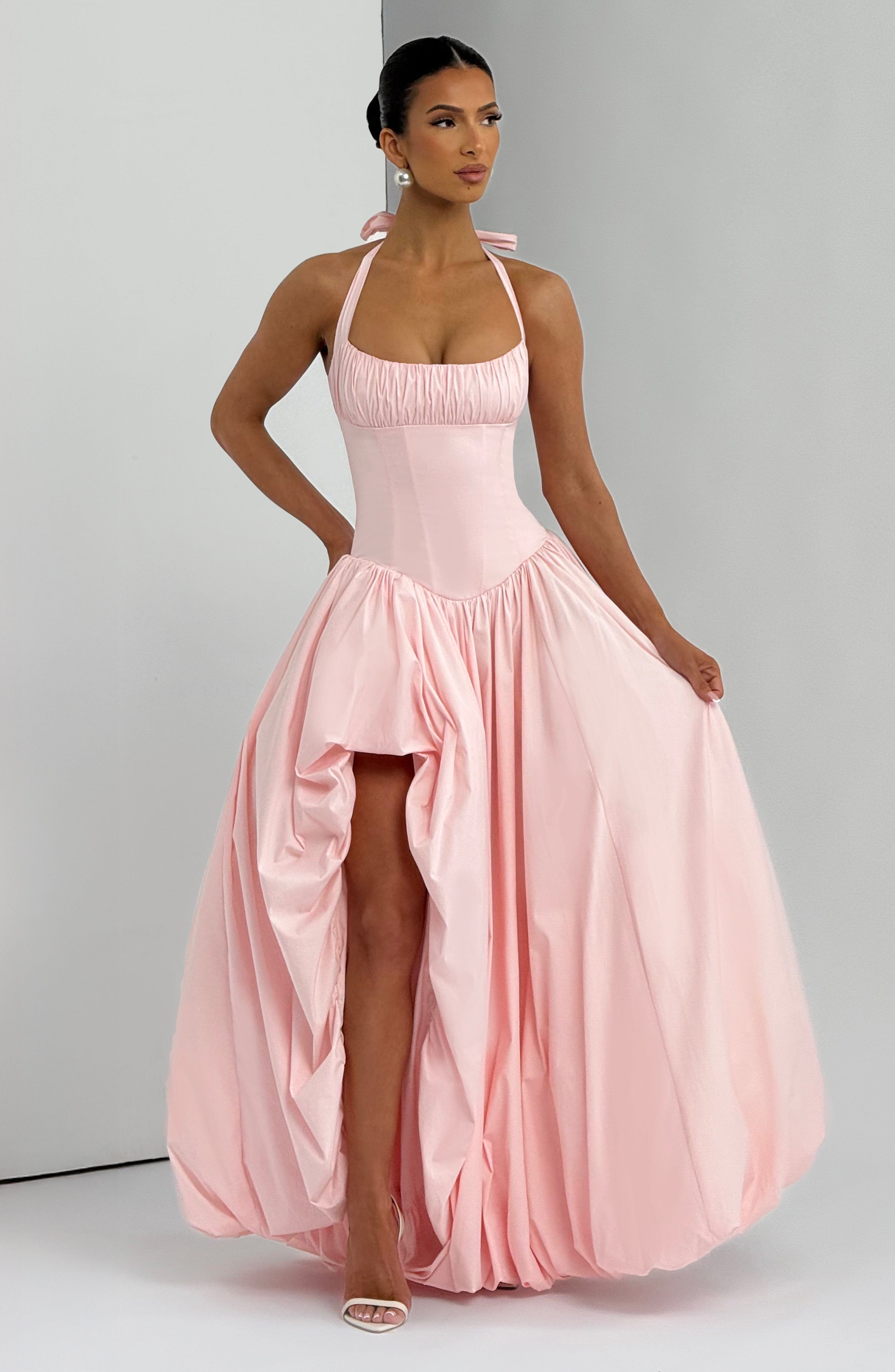 Keira Maxi Dress - Blush Dress Babyboo Fashion Premium Exclusive Design