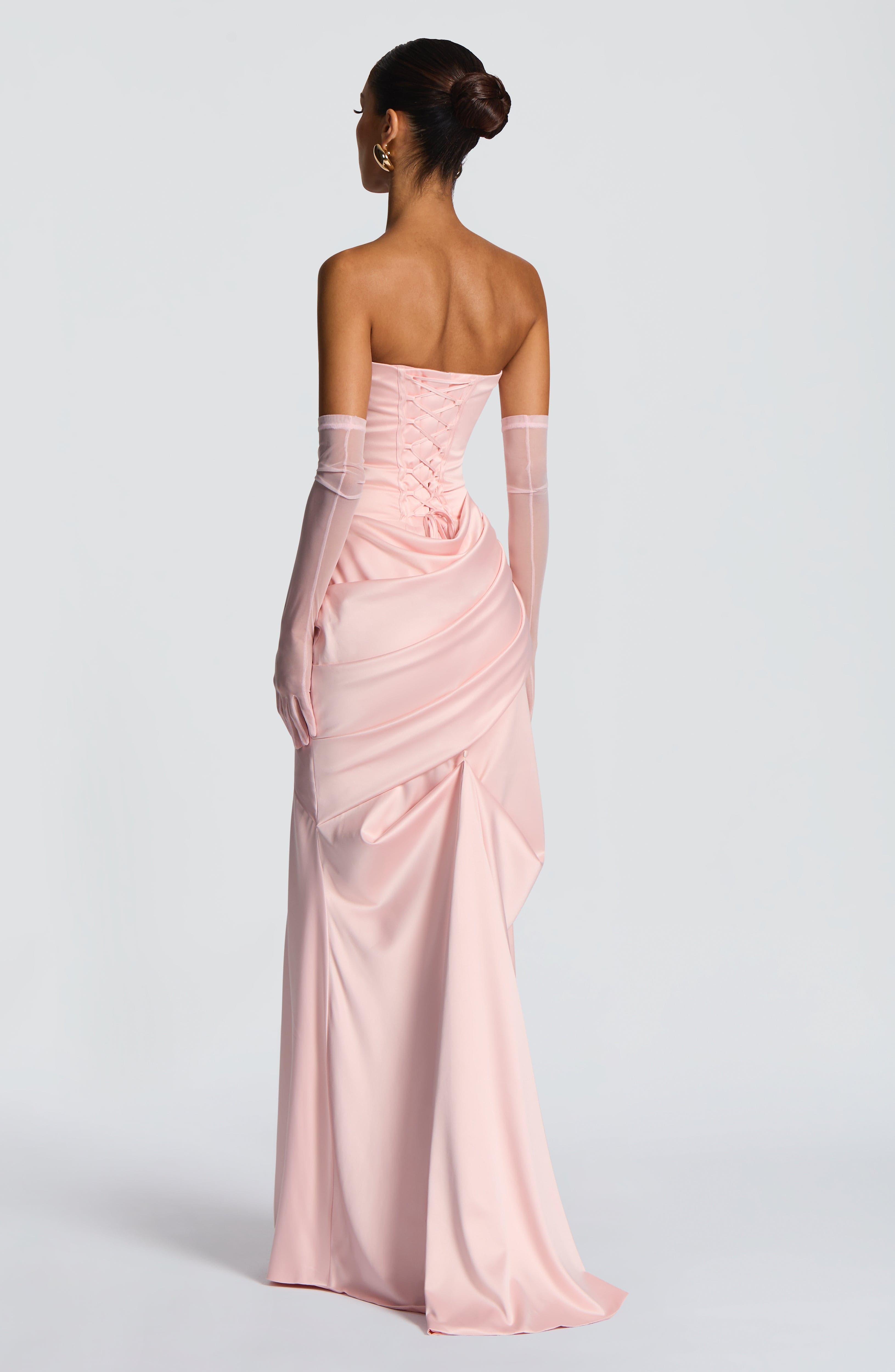 Kensington Maxi Dress - Blush Dress Babyboo Fashion Premium Exclusive Design
