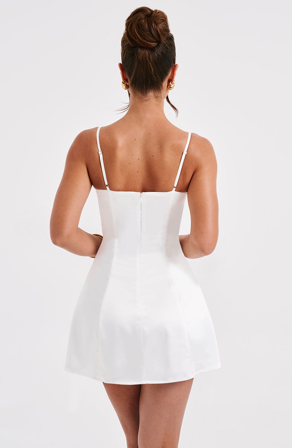 Lainey Mini Dress - Ivory Dress Babyboo Fashion Premium Exclusive Design