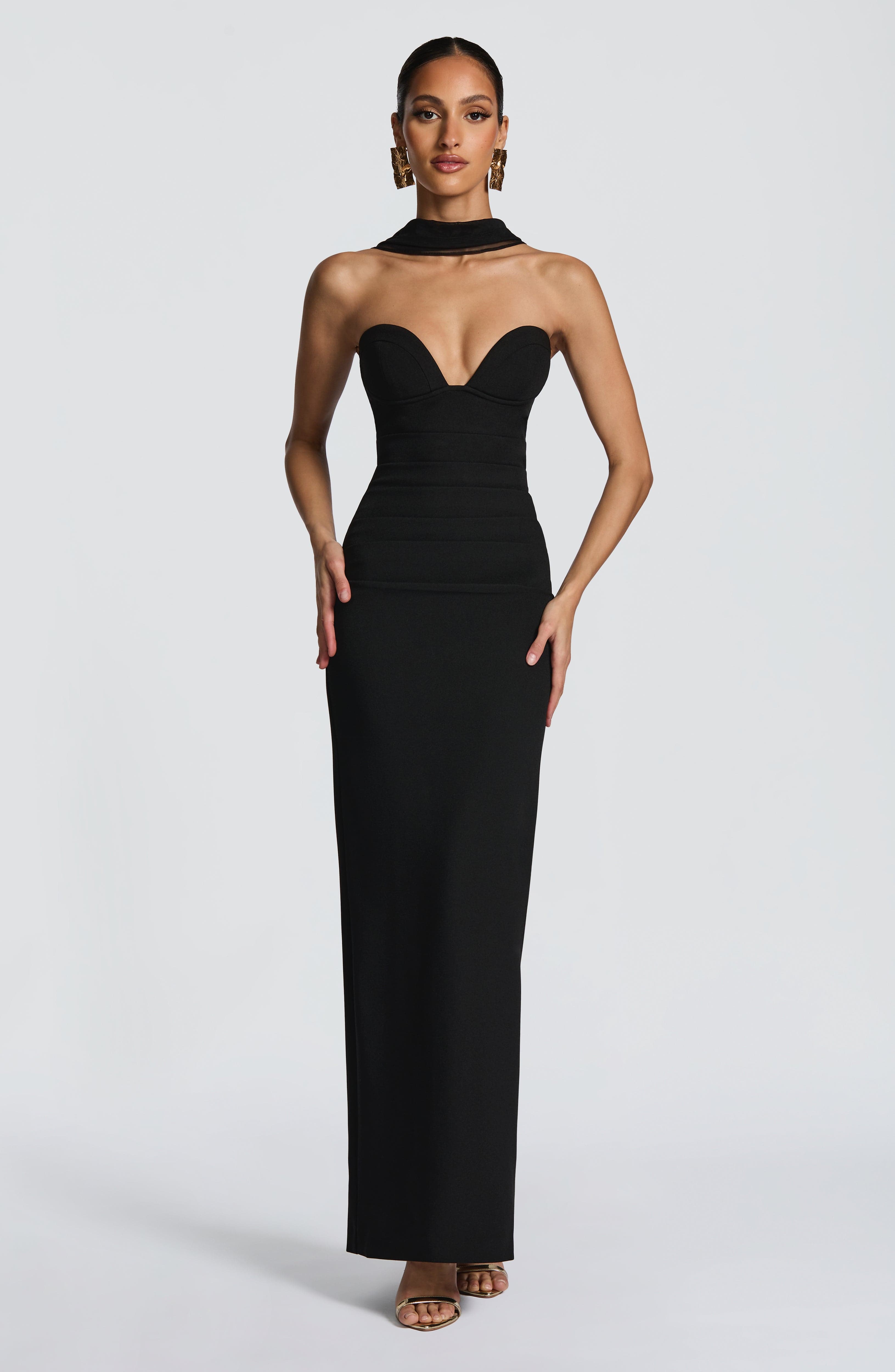 Lindsey Maxi Dress - Black Dress Babyboo Fashion Premium Exclusive Design
