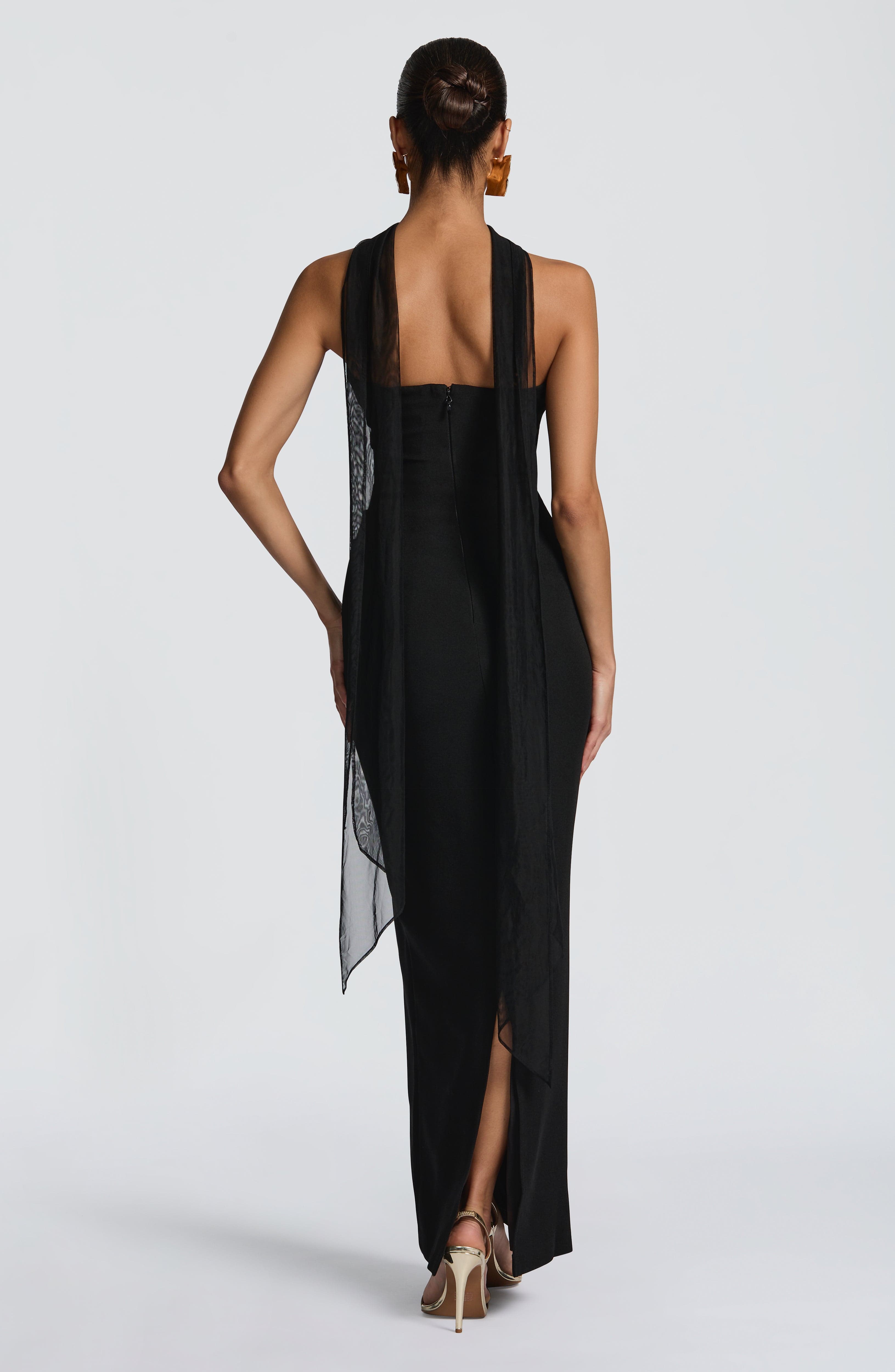 Lindsey Maxi Dress - Black Dress Babyboo Fashion Premium Exclusive Design