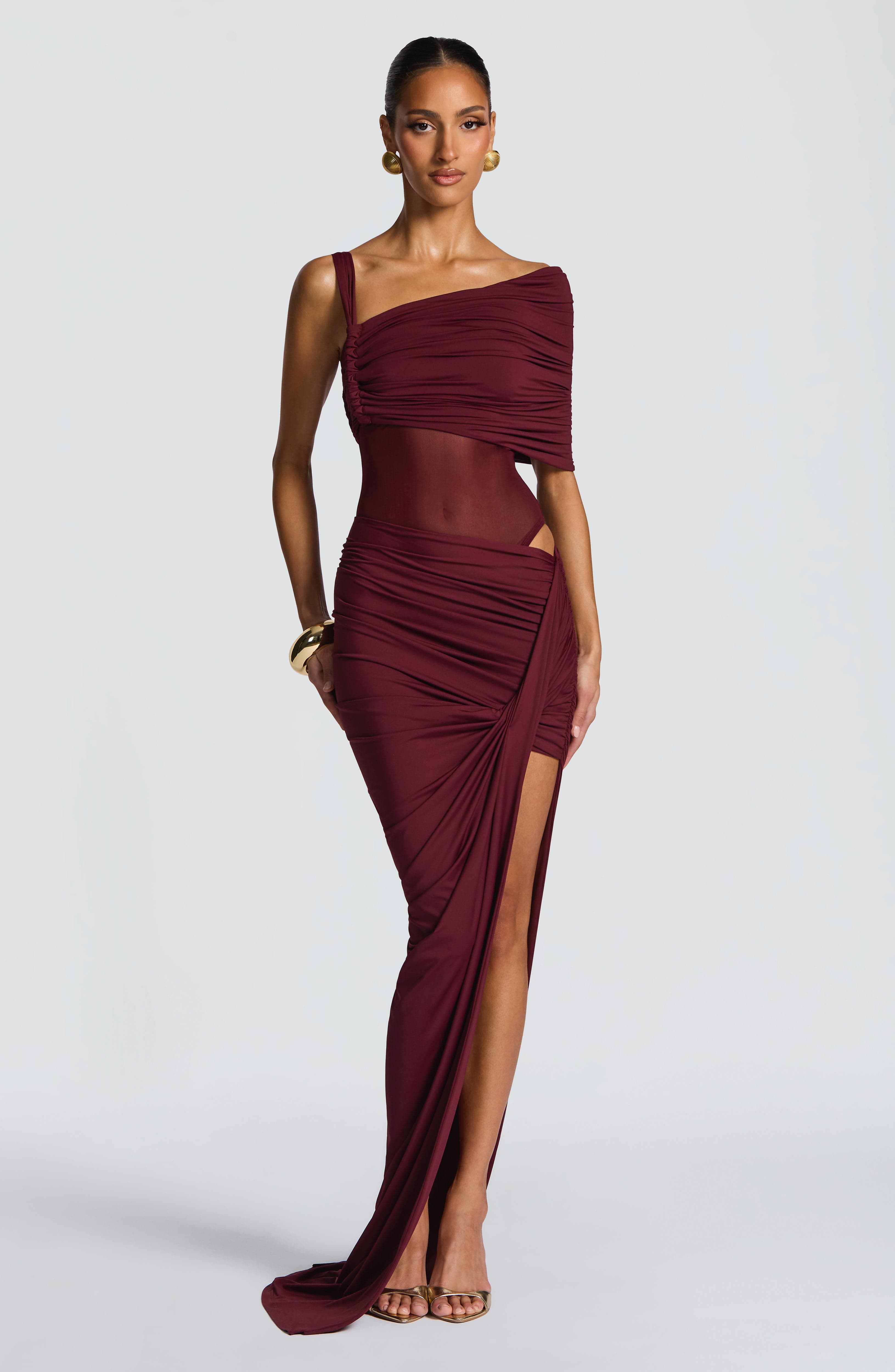 Lisette Bodysuit - Cherry Lacquer Bodysuits Babyboo Fashion Premium Exclusive Design