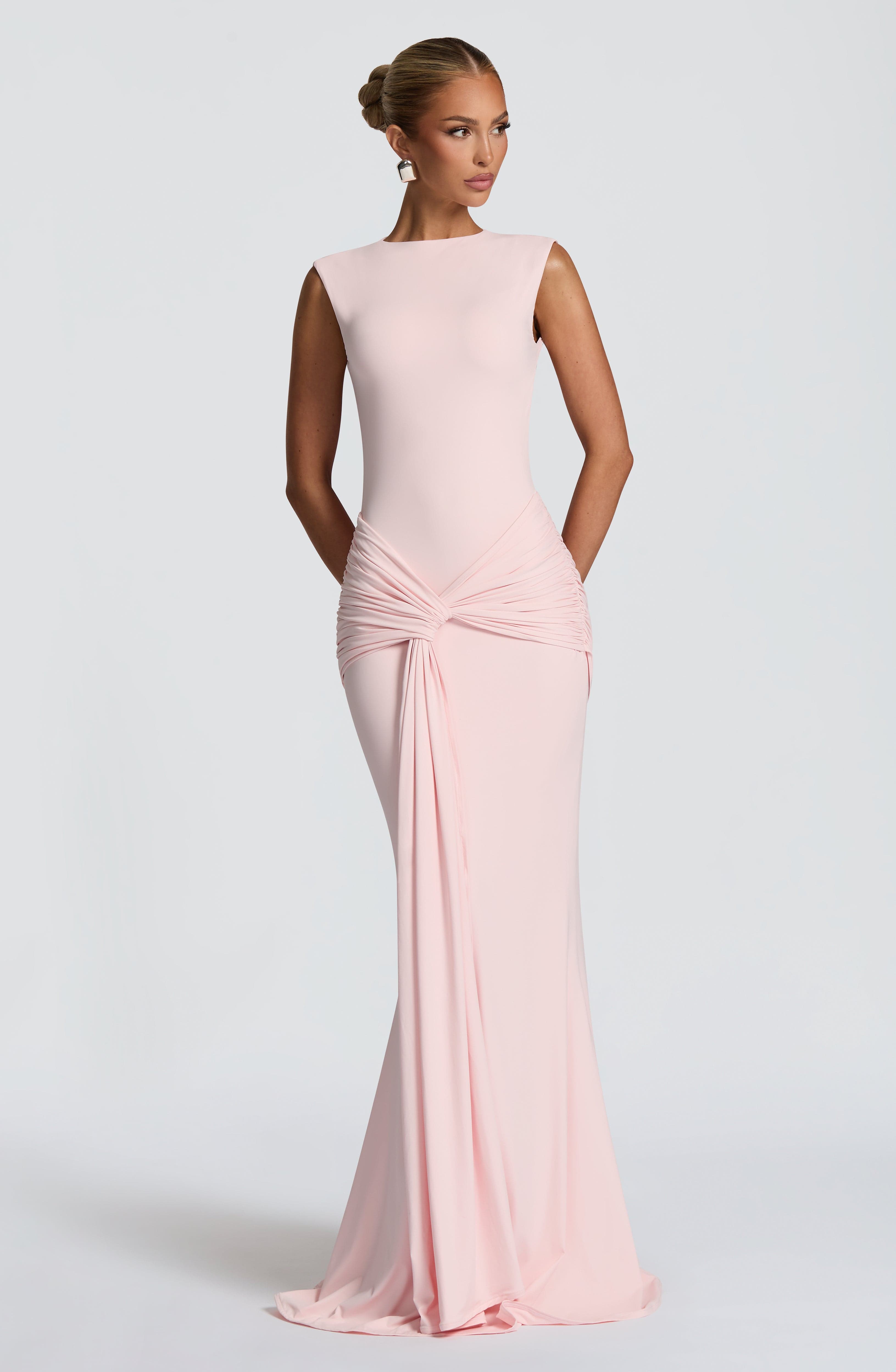Lorenza Maxi Dress - Blush Dress Babyboo Fashion Premium Exclusive Design